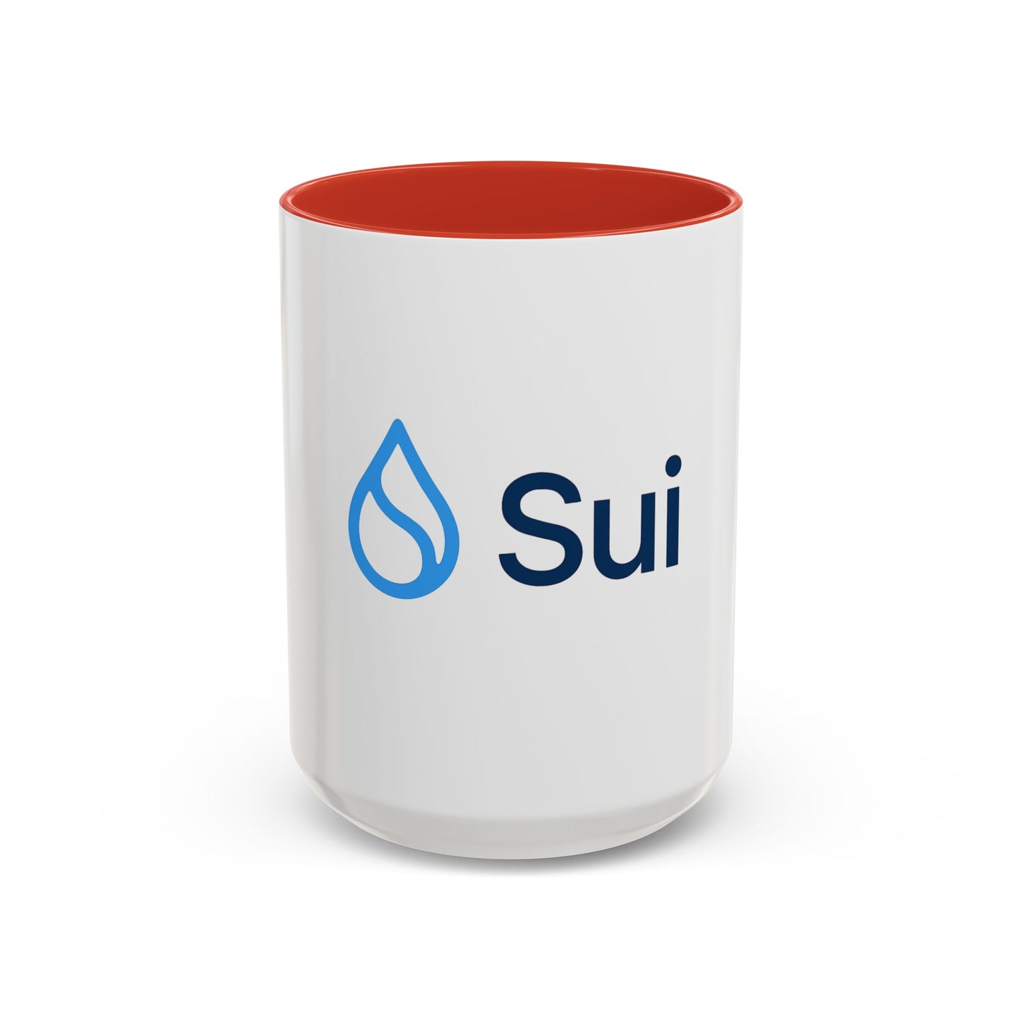 SUI Stylish Accent Coffee Mug - Unique Sui Logo Design, Perfect Gift for Coffee Lovers, Home, Office, or as a Fun Collectible