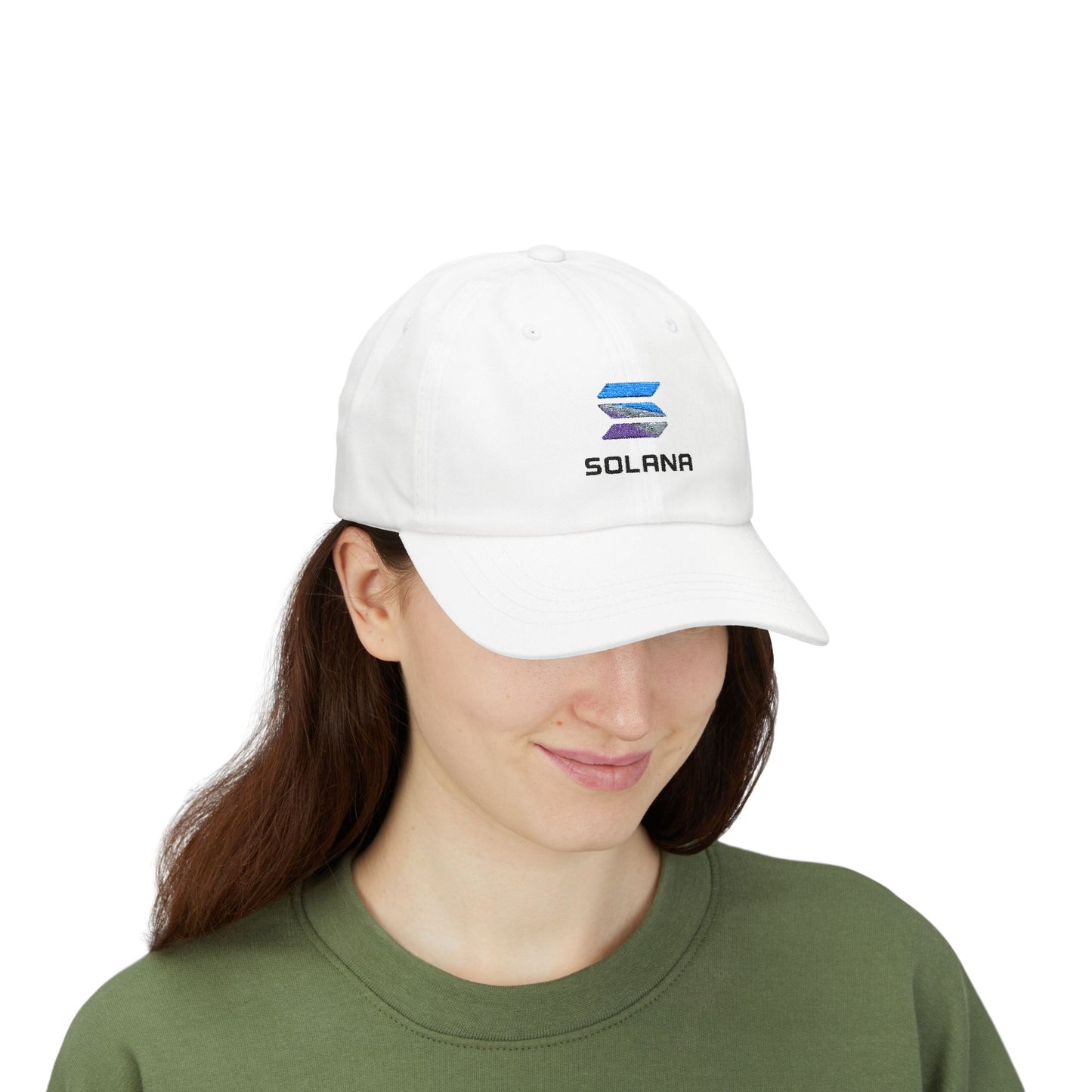 Solana Classic Dad Cap, Unisex Cap, Casual Headwear, Crypto Hat, Gift for Dads, Summer Accessory