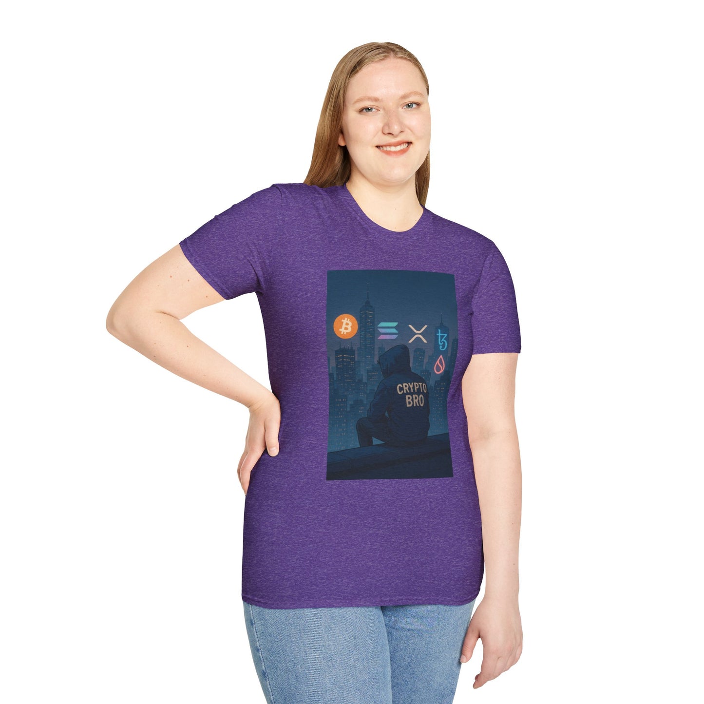 Crypto Bro T-Shirt, Bitcoin, Cryptocurrency Fan Shirt, Gamer Tee, Perfect Gift for Tech Enthusiasts, Casual Wear