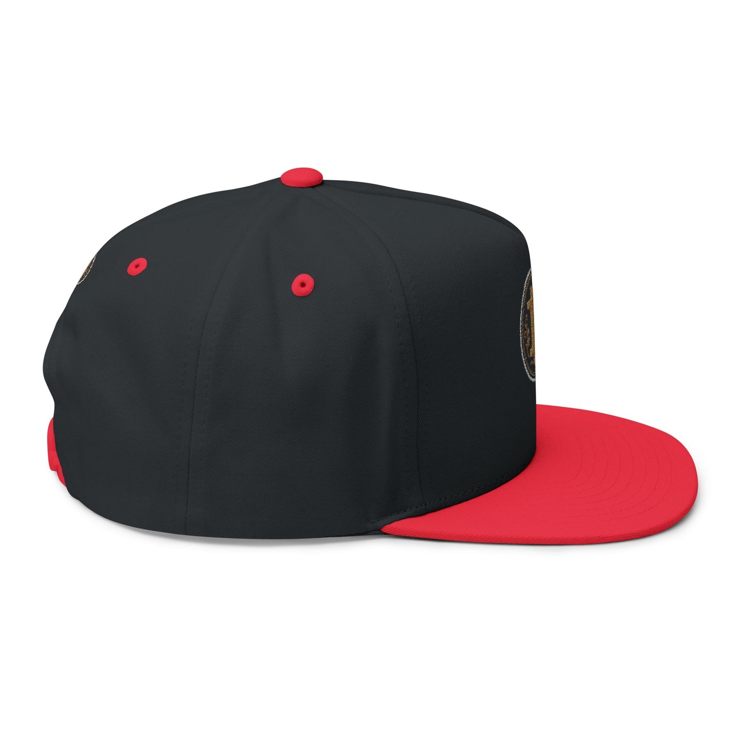 Bitcoin Embroidered Flat Bill Cap