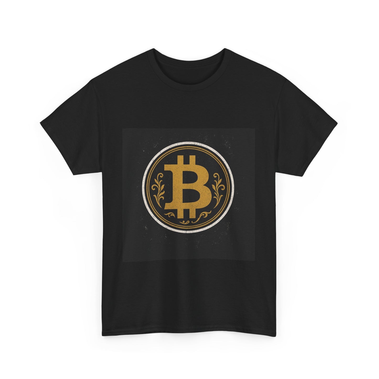 Bitcoin Graphic Tee, Unisex Heavy Cotton T-Shirt, Cryptocurrency Apparel, Bitcoin Lover Gift, Trendy Bitcoin Shirt