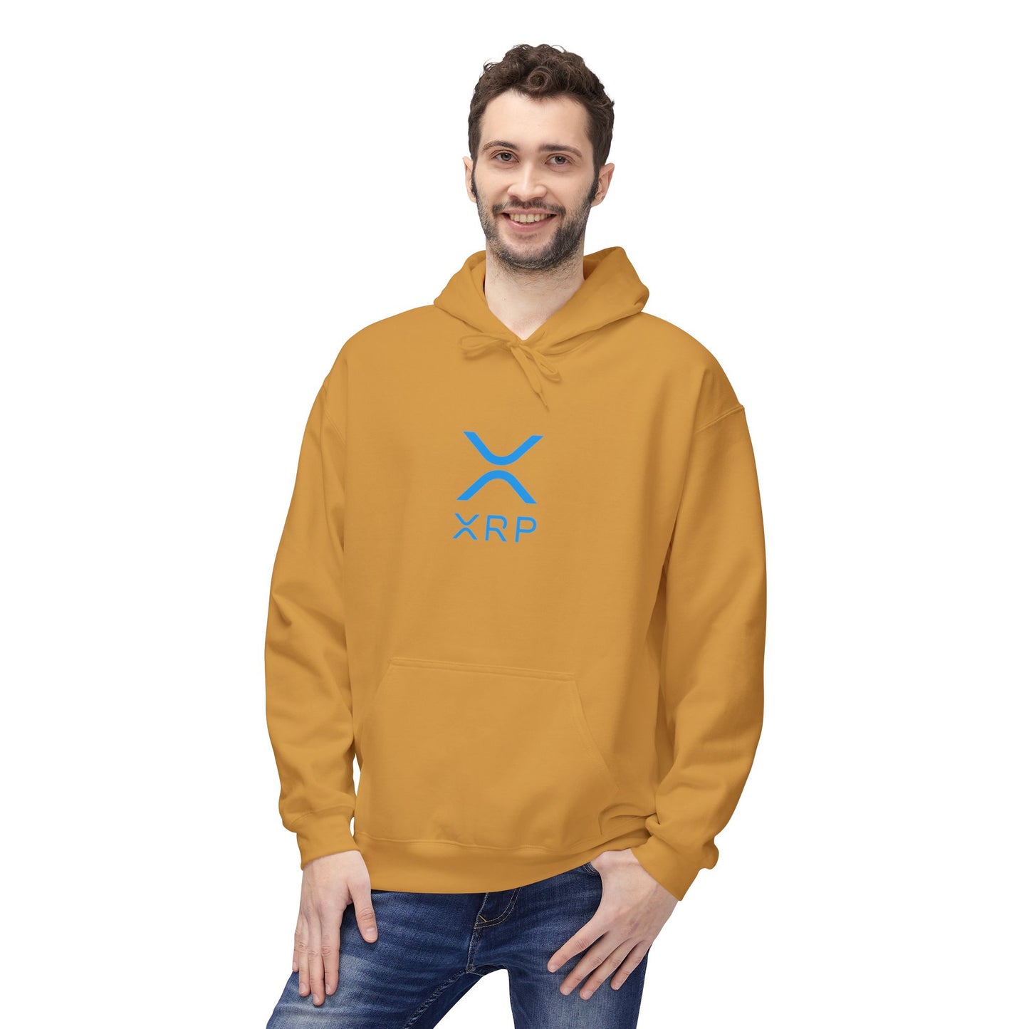 XRP Fleece Hoodie | Unisex Casual Wear, Cryptocurrency Gift, Cozy Sweatshirt for Crypto Enthusiasts, Everyday Hoodie, Perfect for Holidays