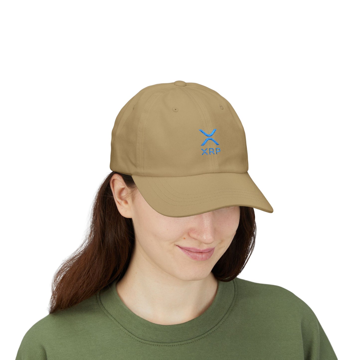 XRP Classic Dad Cap, Adjustable Baseball Hat for Men, Trendy Accessory for Crypto Lovers, Gift for Father's Day, Casual Outdoor Wear