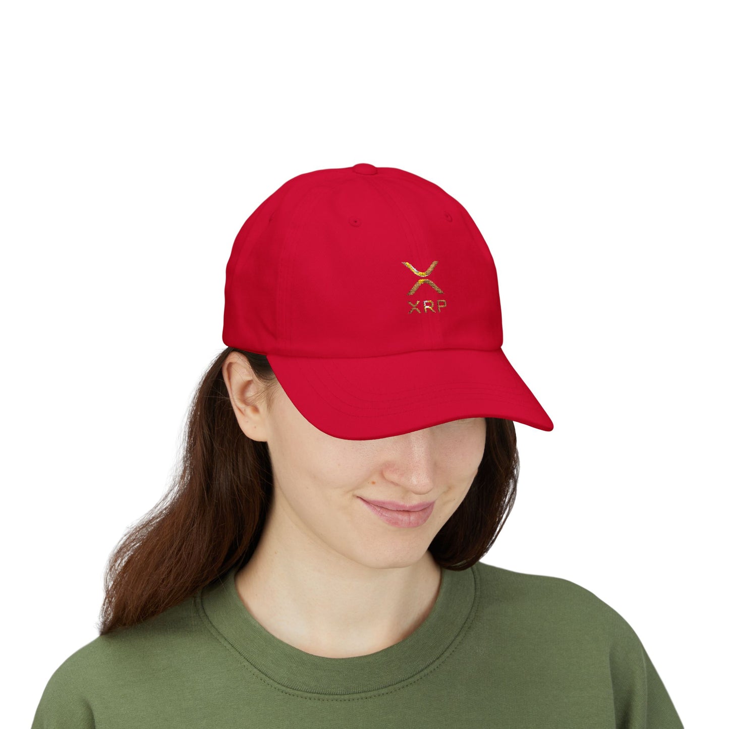 XRP Classic Dad Cap | Trendy Adjustable Hat for Crypto Lovers, Stylish Gift for Dad, Casual Fashion Accessory, Summer Cap, Unique Dad Hat