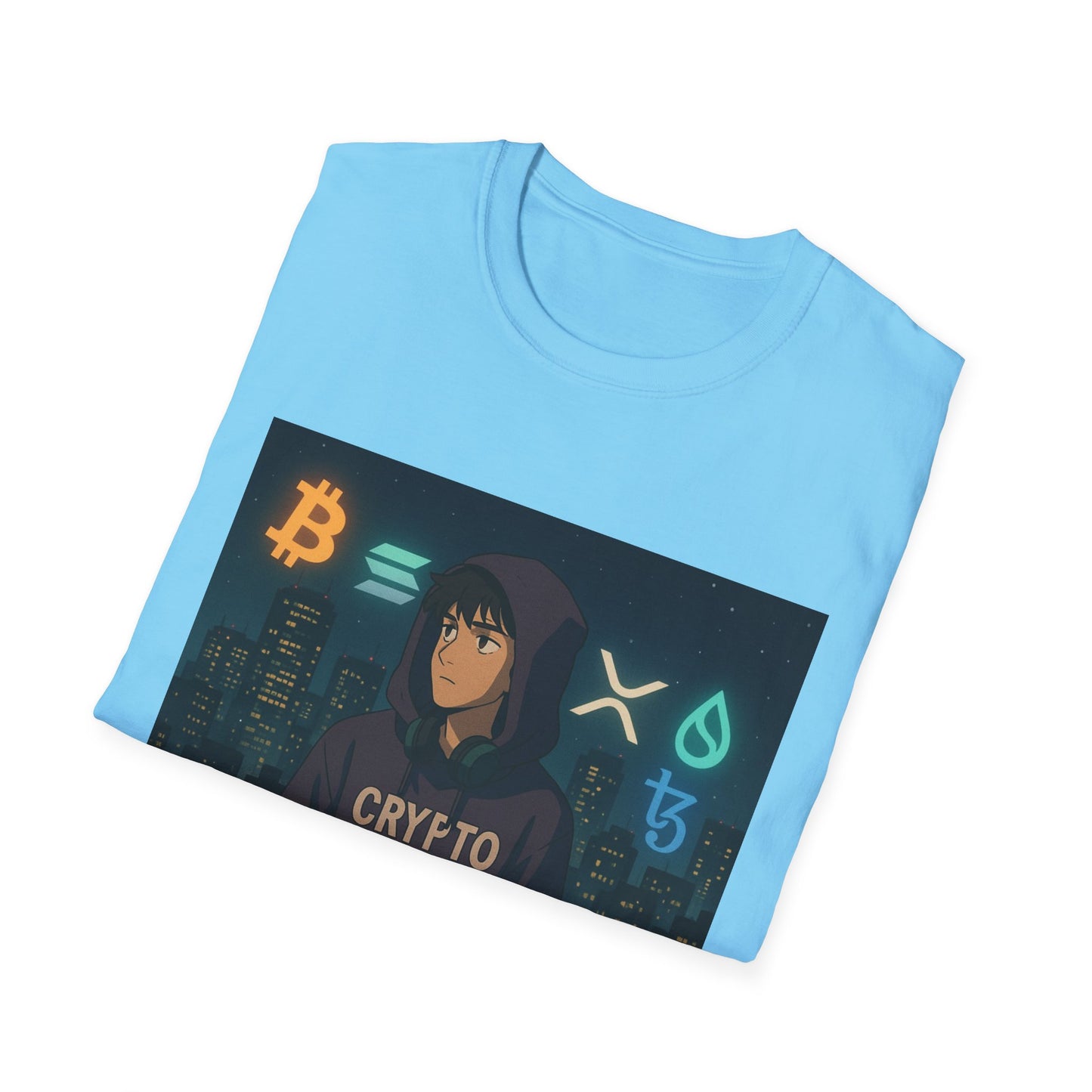 Crypto Bro Unisex Softstyle T-Shirt, Perfect for Gamers, Trendy Casual Wear, Unique Gift Idea, Crypto Enthusiast Apparel