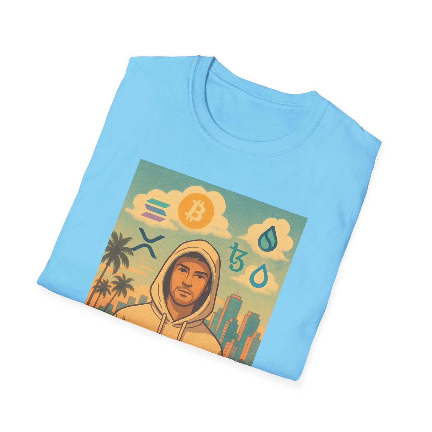 Crypto Bro Miami Unisex Softstyle T-Shirt