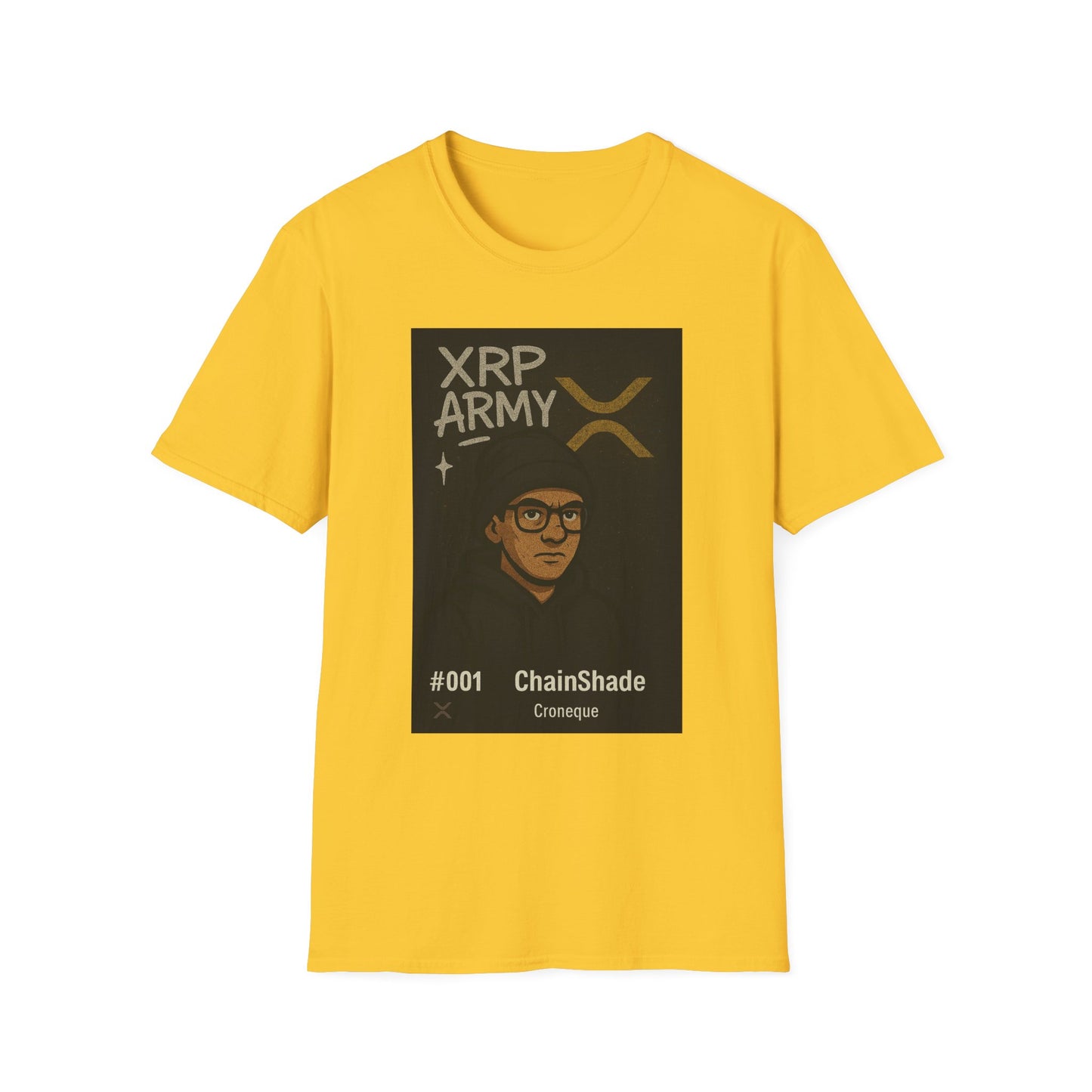 XRP Army Unisex Softstyle T-Shirt, Crypto Fashion Tee, Gift for Cryptocurrency Enthusiasts, Blockchain Apparel, Trendy Casual Wear