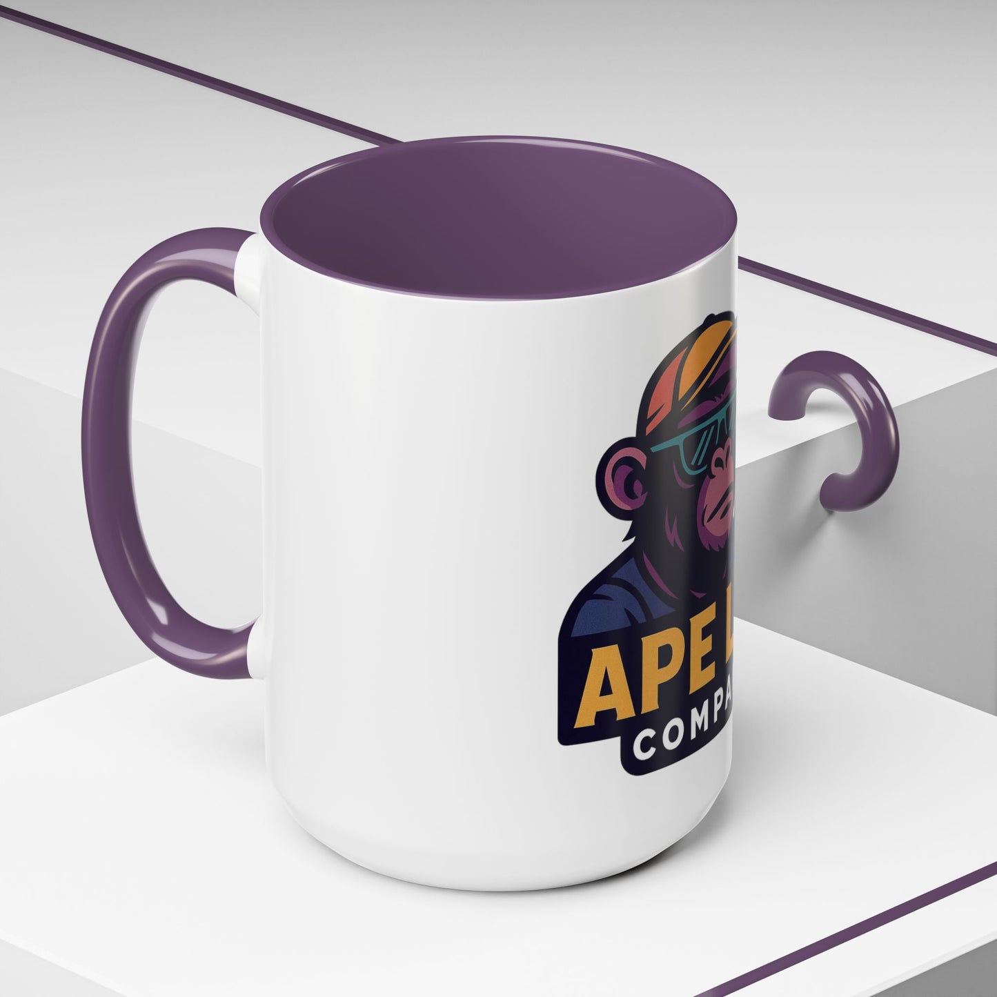 Ape Lab Accent Coffee Mug, Unique Gift, Scientist Drinkware, Birthday, Instant Collection, Office Decor, Customizable Design