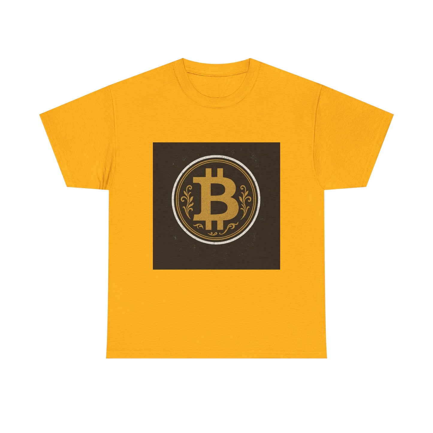 Bitcoin Graphic Tee, Unisex Heavy Cotton T-Shirt, Cryptocurrency Apparel, Bitcoin Lover Gift, Trendy Bitcoin Shirt