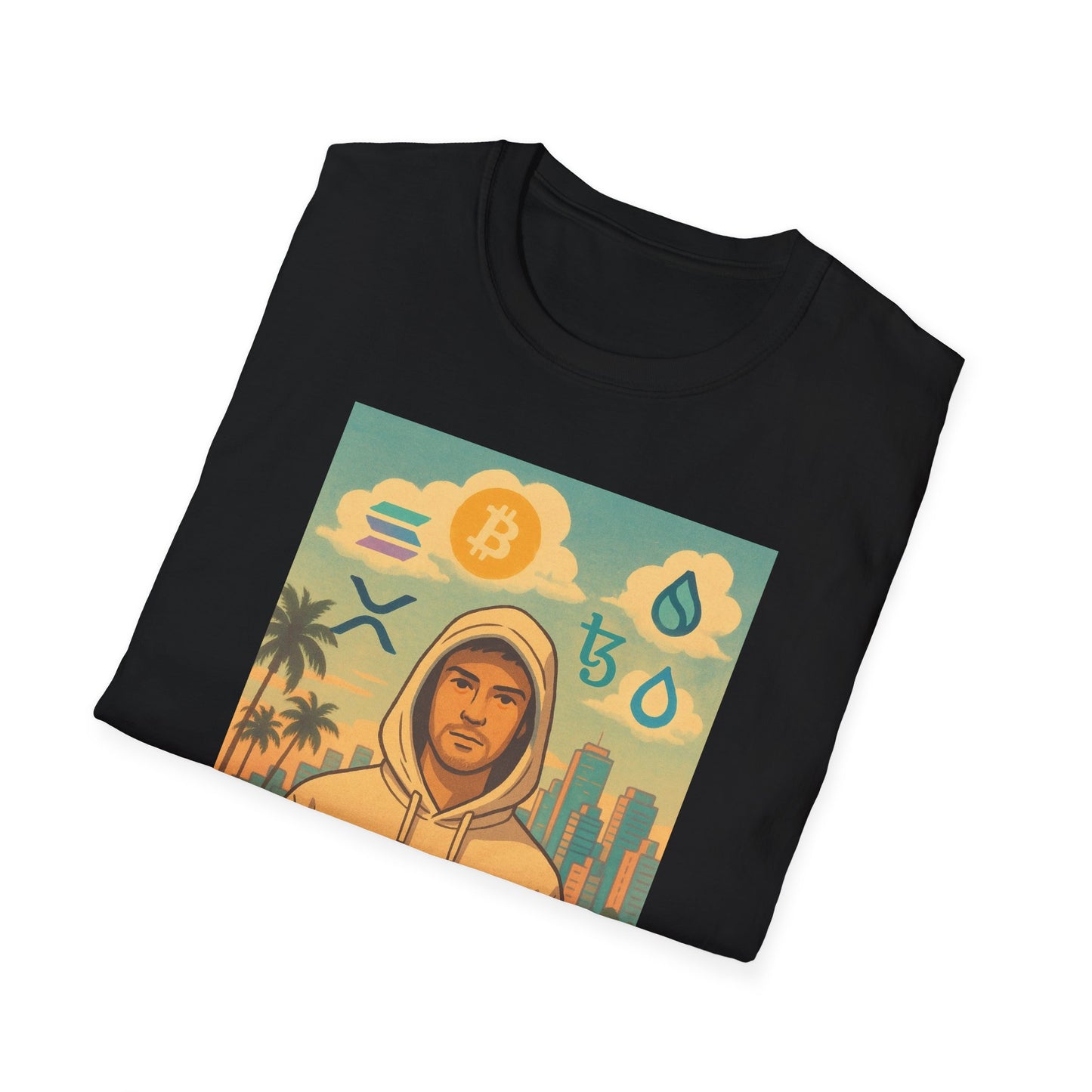 Crypto Bro Miami Unisex Softstyle T-Shirt