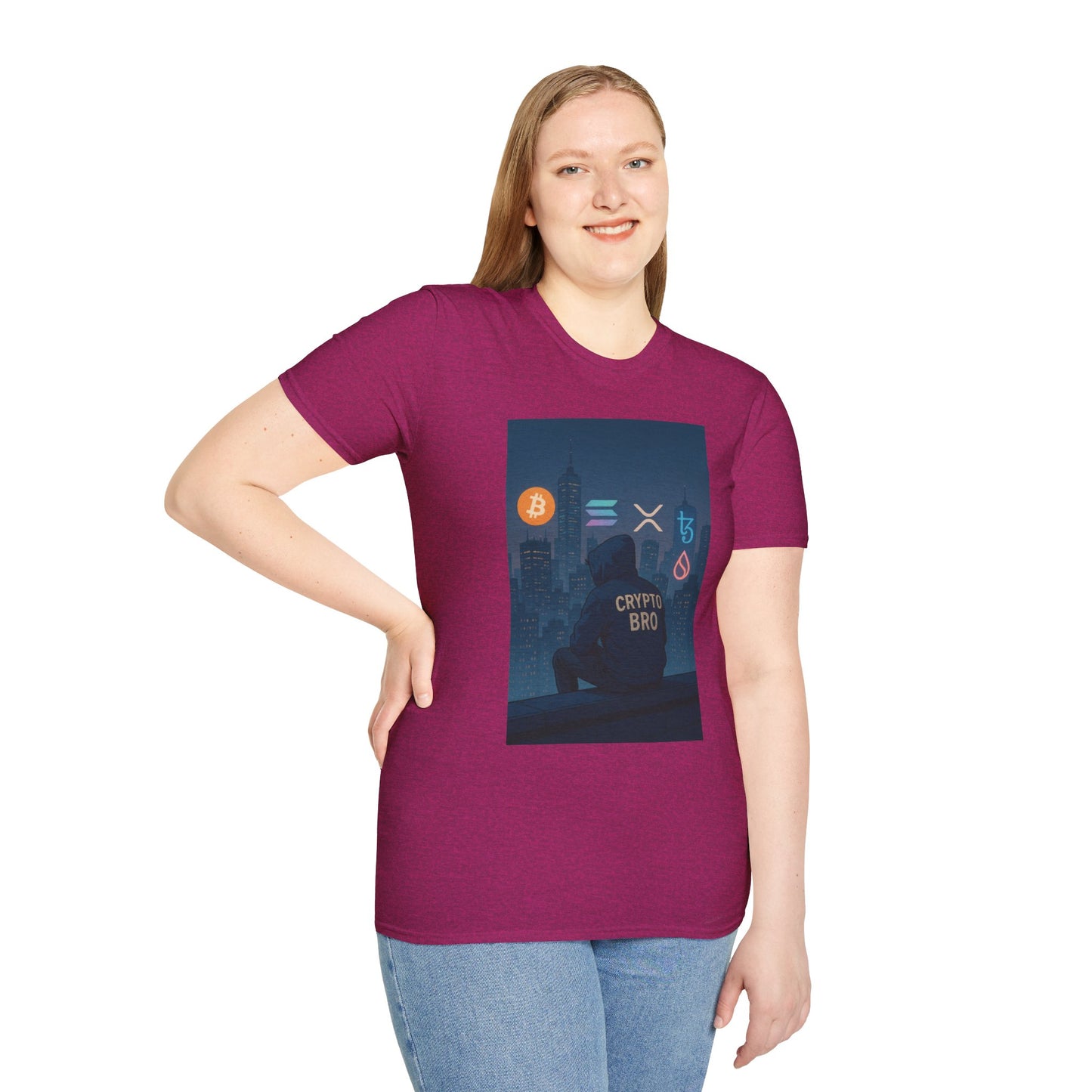 Crypto Bro T-Shirt, Bitcoin, Cryptocurrency Fan Shirt, Gamer Tee, Perfect Gift for Tech Enthusiasts, Casual Wear