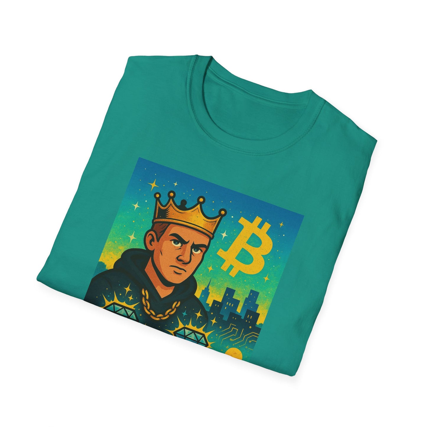 Crypto Enthusiast Unisex T-Shirt - "Diamond Hands" Funny Bitcoin Tee, Gift for Investors, Meme Shirt, Crypto Lover Apparel