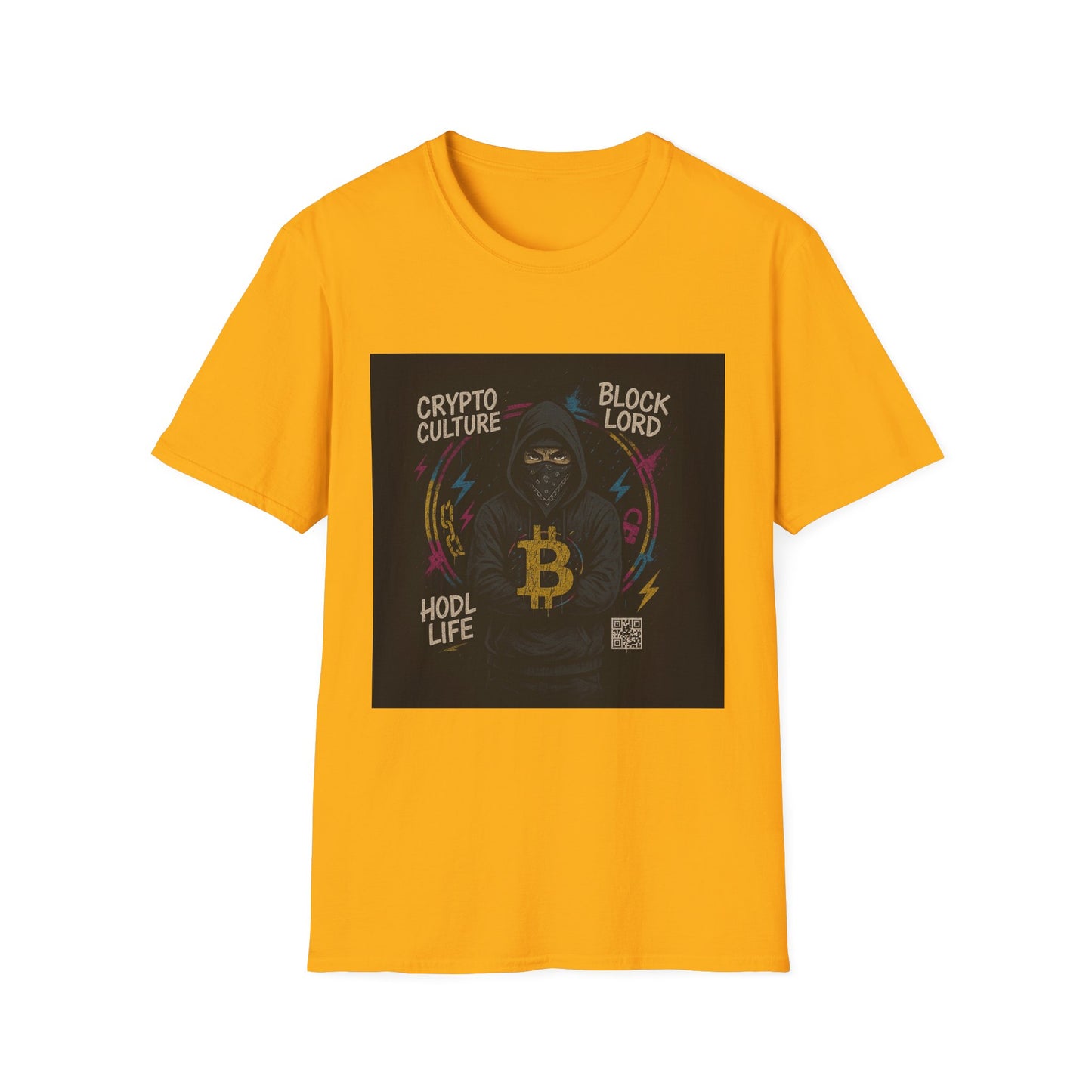 Crypto Culture Unisex Softstyle T-Shirt, Hodl Life Tee, Cryptocurrency Gift, Bitcoin Shirt, Block Lord Merch, Digital Asset Apparel