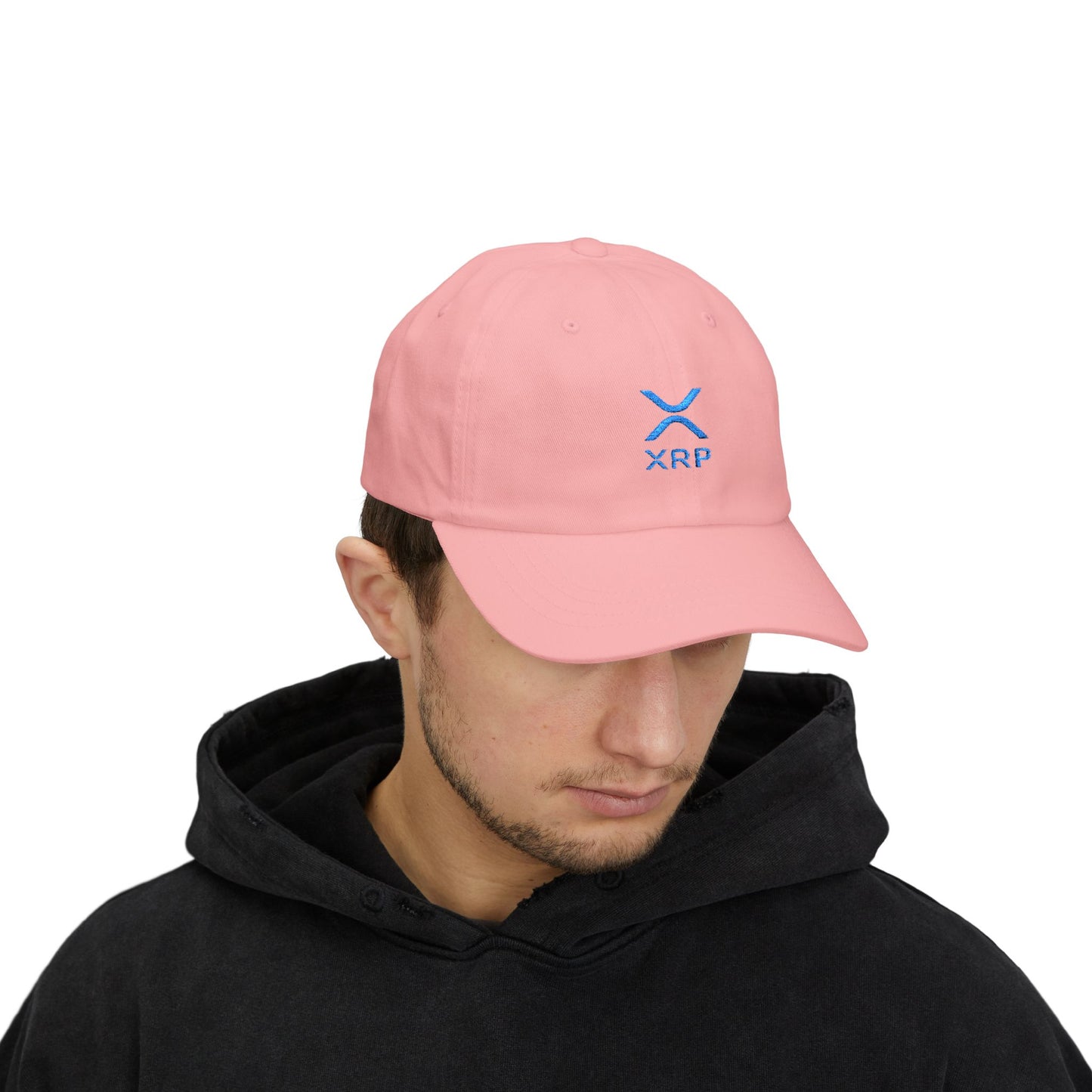 XRP Classic Dad Cap, Adjustable Baseball Hat for Men, Trendy Accessory for Crypto Lovers, Gift for Father's Day, Casual Outdoor Wear
