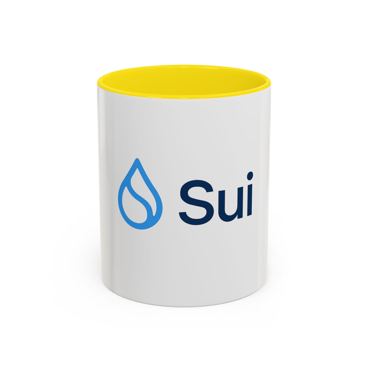 SUI Stylish Accent Coffee Mug - Unique Sui Logo Design, Perfect Gift for Coffee Lovers, Home, Office, or as a Fun Collectible