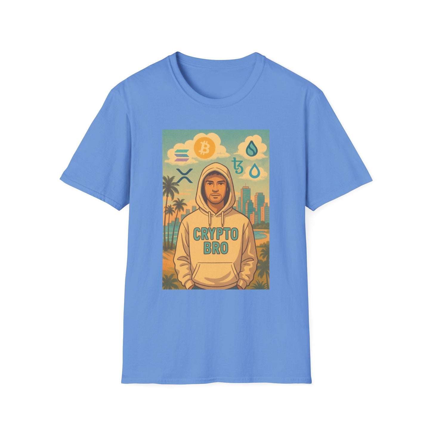 Crypto Bro Miami Unisex Softstyle T-Shirt