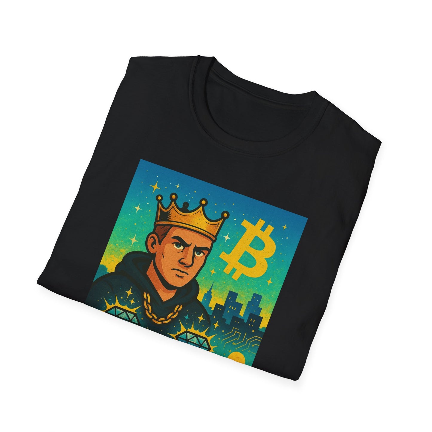 Crypto Enthusiast Unisex T-Shirt - "Diamond Hands" Funny Bitcoin Tee, Gift for Investors, Meme Shirt, Crypto Lover Apparel