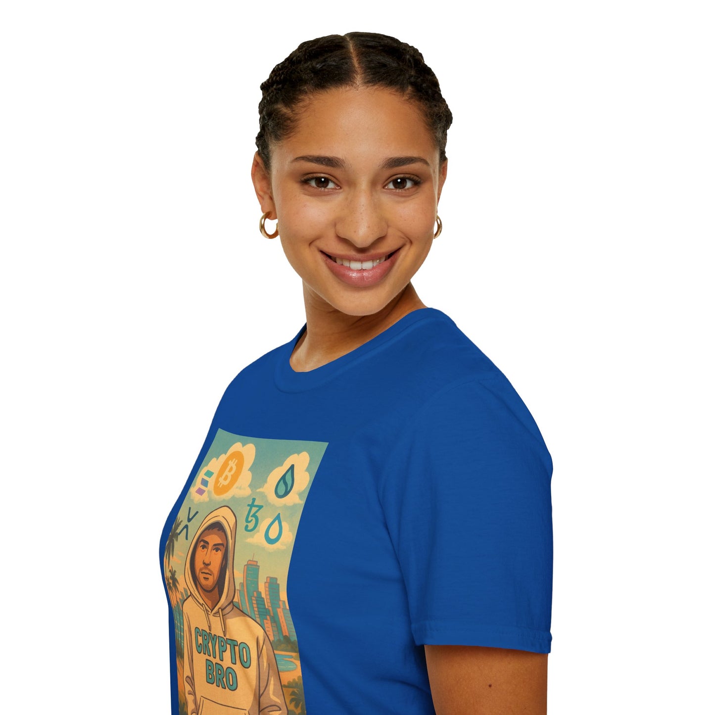 Crypto Bro Miami Unisex Softstyle T-Shirt