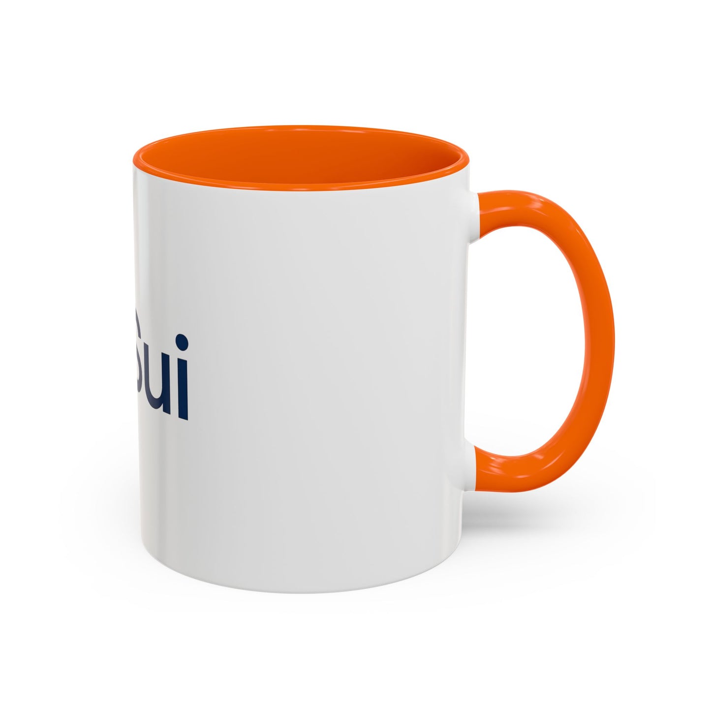 SUI Stylish Accent Coffee Mug - Unique Sui Logo Design, Perfect Gift for Coffee Lovers, Home, Office, or as a Fun Collectible