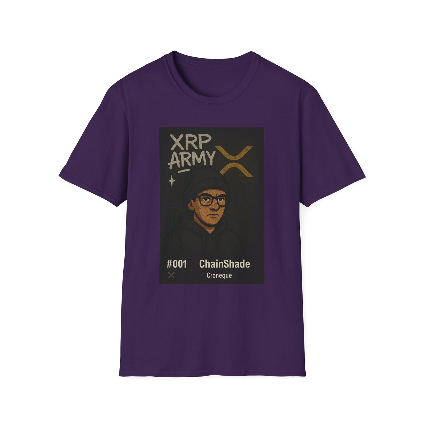 XRP Army Unisex Softstyle T-Shirt, Crypto Fashion Tee, Gift for Cryptocurrency Enthusiasts, Blockchain Apparel, Trendy Casual Wear