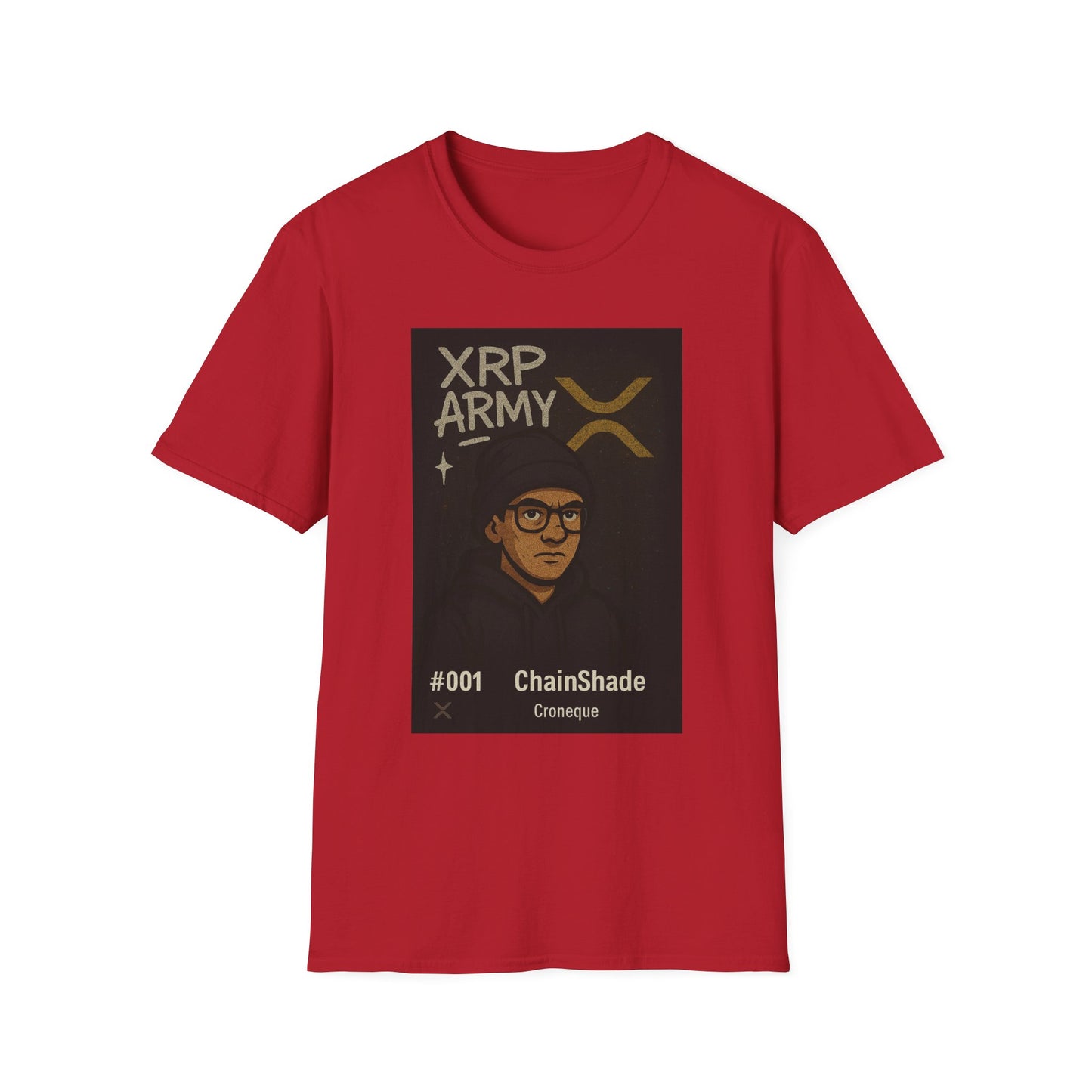 XRP Army Unisex Softstyle T-Shirt, Crypto Fashion Tee, Gift for Cryptocurrency Enthusiasts, Blockchain Apparel, Trendy Casual Wear