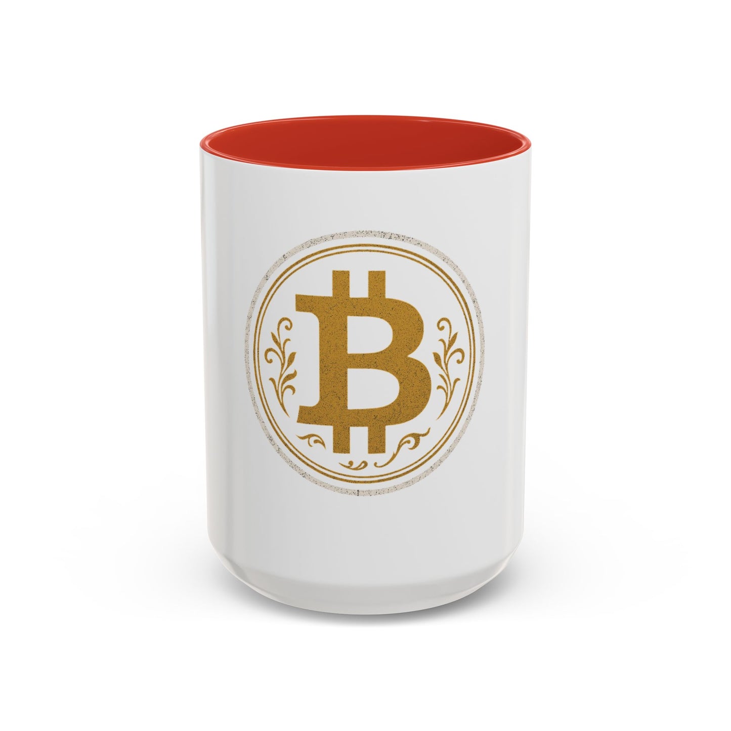 Bitcoin Accent Coffee Mug, Cryptocurrency Gift, Office Mug, Personalized Coffee Cup, Digital Currency Lover