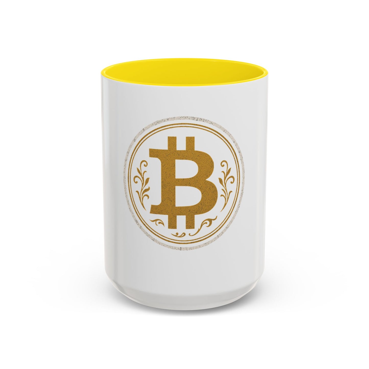 Bitcoin Accent Coffee Mug, Cryptocurrency Gift, Office Mug, Personalized Coffee Cup, Digital Currency Lover