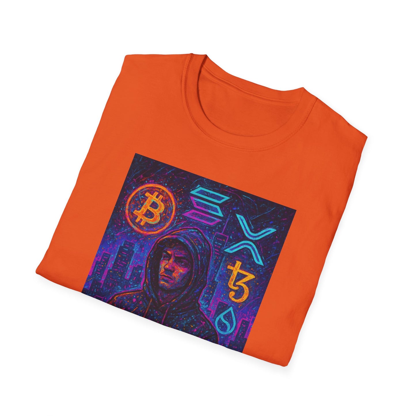 Crypto Bro Unisex Softstyle T-Shirt, Cryptocurrency Apparel, Blockchain Fashion, Gamer T-Shirt, Tech Enthusiast Gift