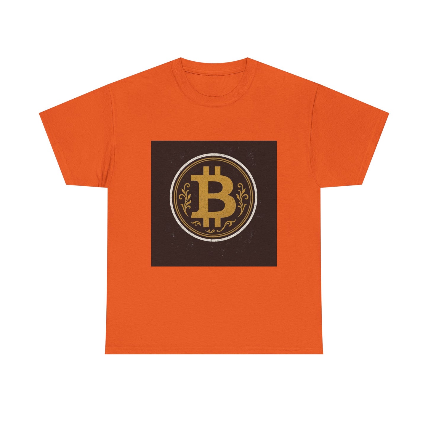 Bitcoin Graphic Tee, Unisex Heavy Cotton T-Shirt, Cryptocurrency Apparel, Bitcoin Lover Gift, Trendy Bitcoin Shirt