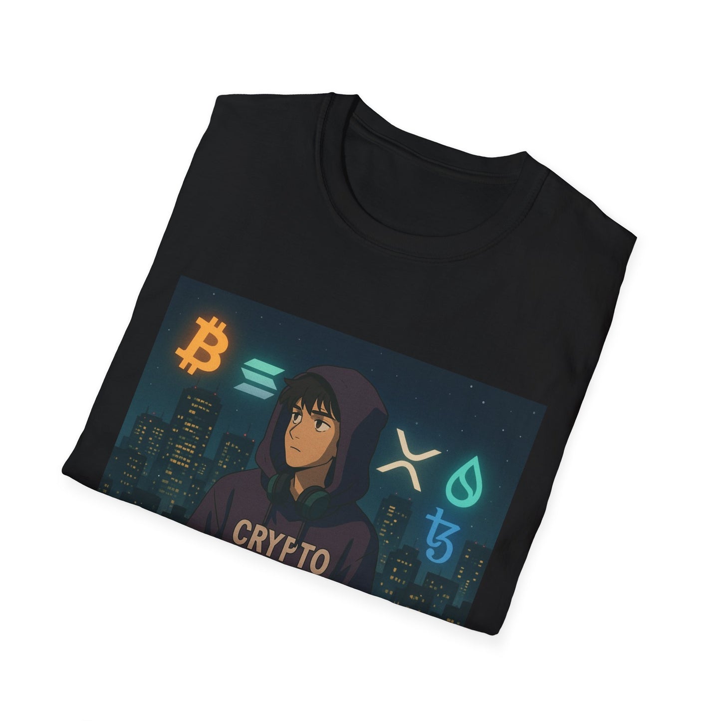 Crypto Bro Unisex Softstyle T-Shirt, Perfect for Gamers, Trendy Casual Wear, Unique Gift Idea, Crypto Enthusiast Apparel