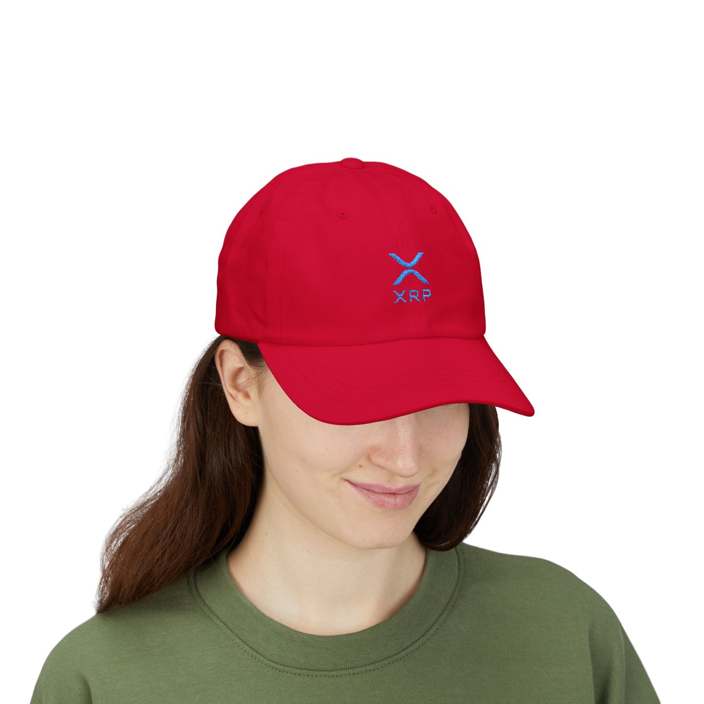 XRP Classic Dad Cap, Adjustable Baseball Hat for Men, Trendy Accessory for Crypto Lovers, Gift for Father's Day, Casual Outdoor Wear
