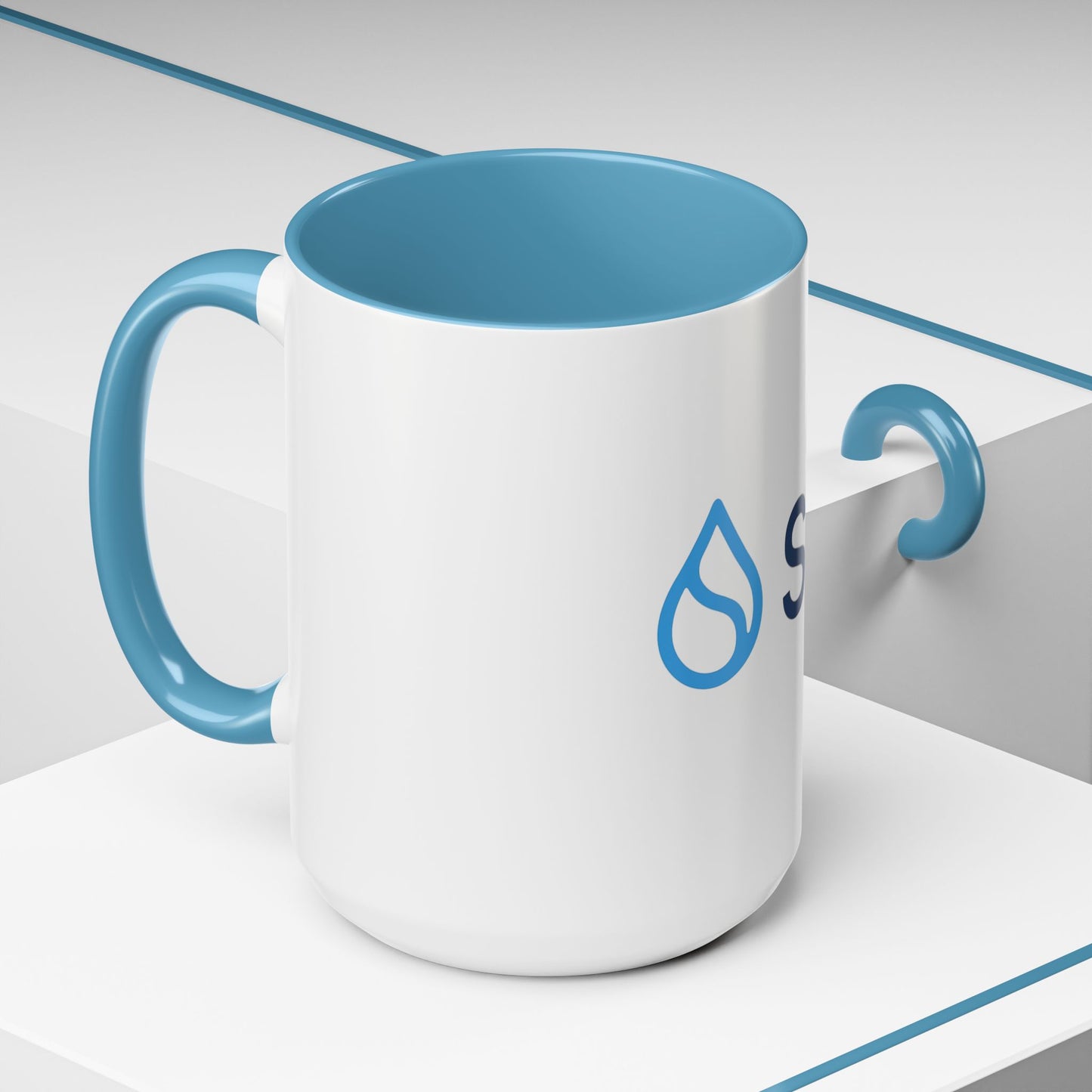 SUI Stylish Accent Coffee Mug - Unique Sui Logo Design, Perfect Gift for Coffee Lovers, Home, Office, or as a Fun Collectible