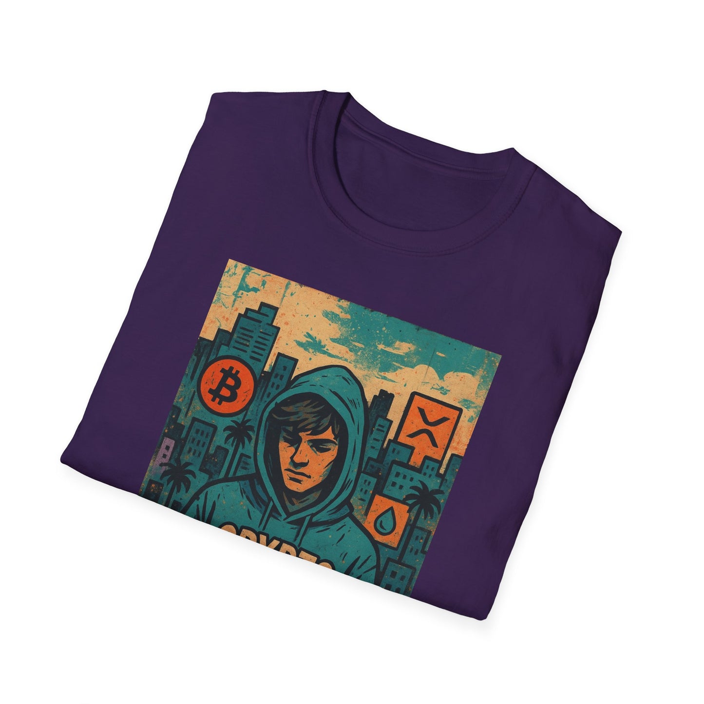 Crypto Bro Unisex Softstyle T-Shirt, Bitcoin Apparel, Cryptocurrency Gift, Casual Wear, Trendy Graphic Tee