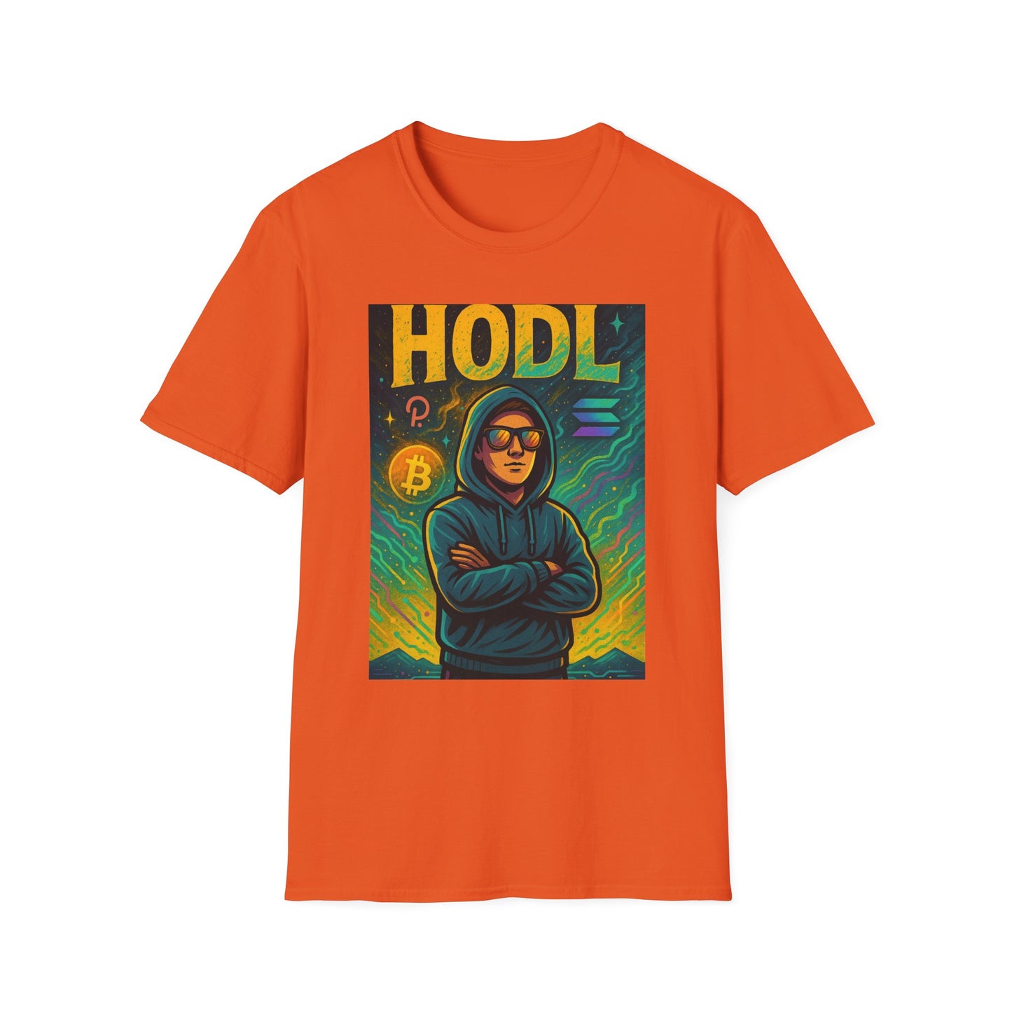 Unisex Crypto-HODL T-Shirt, Bitcoin Merch, Gift for Crypto Enthusiasts, Trendy Graphic Tee, Cool Crypto Apparel