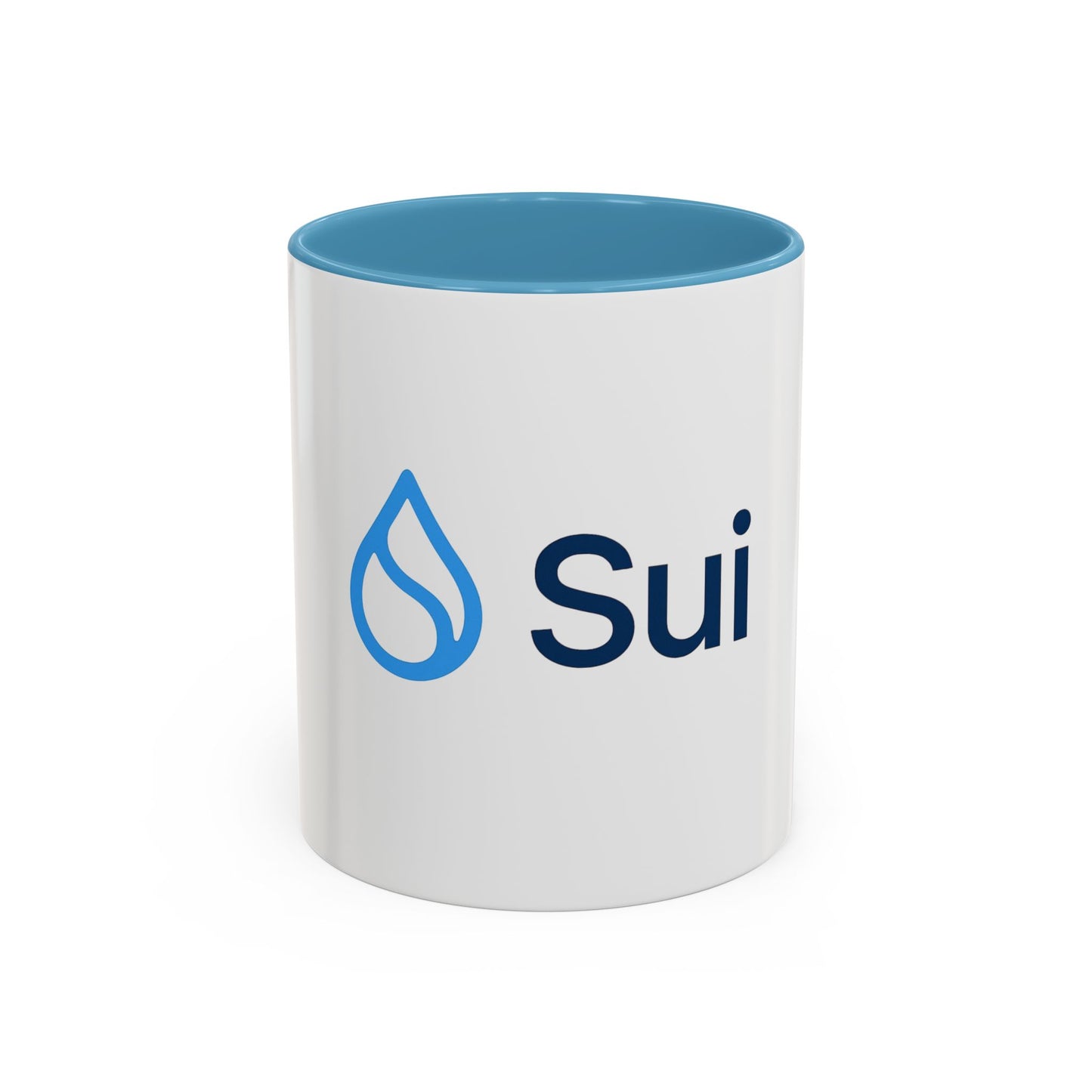 SUI Stylish Accent Coffee Mug - Unique Sui Logo Design, Perfect Gift for Coffee Lovers, Home, Office, or as a Fun Collectible
