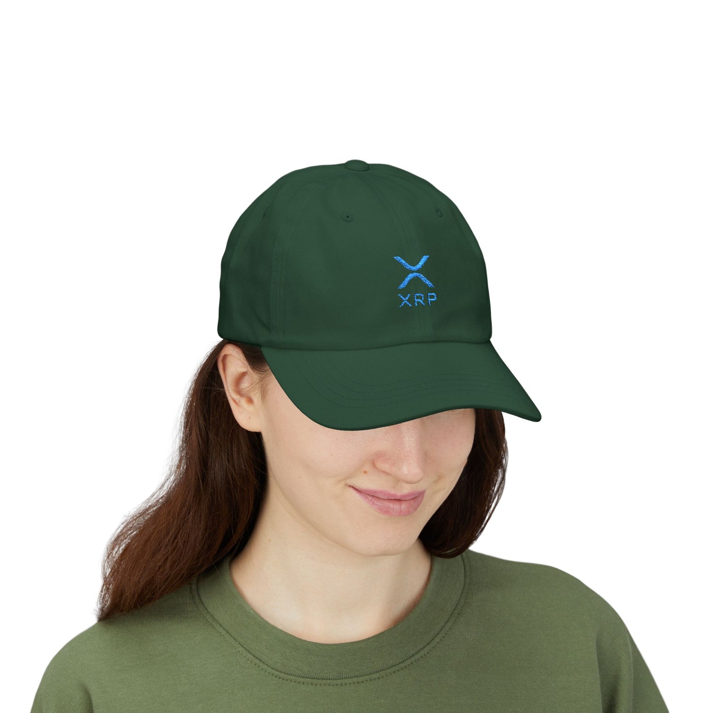 XRP Classic Dad Cap, Adjustable Baseball Hat for Men, Trendy Accessory for Crypto Lovers, Gift for Father's Day, Casual Outdoor Wear