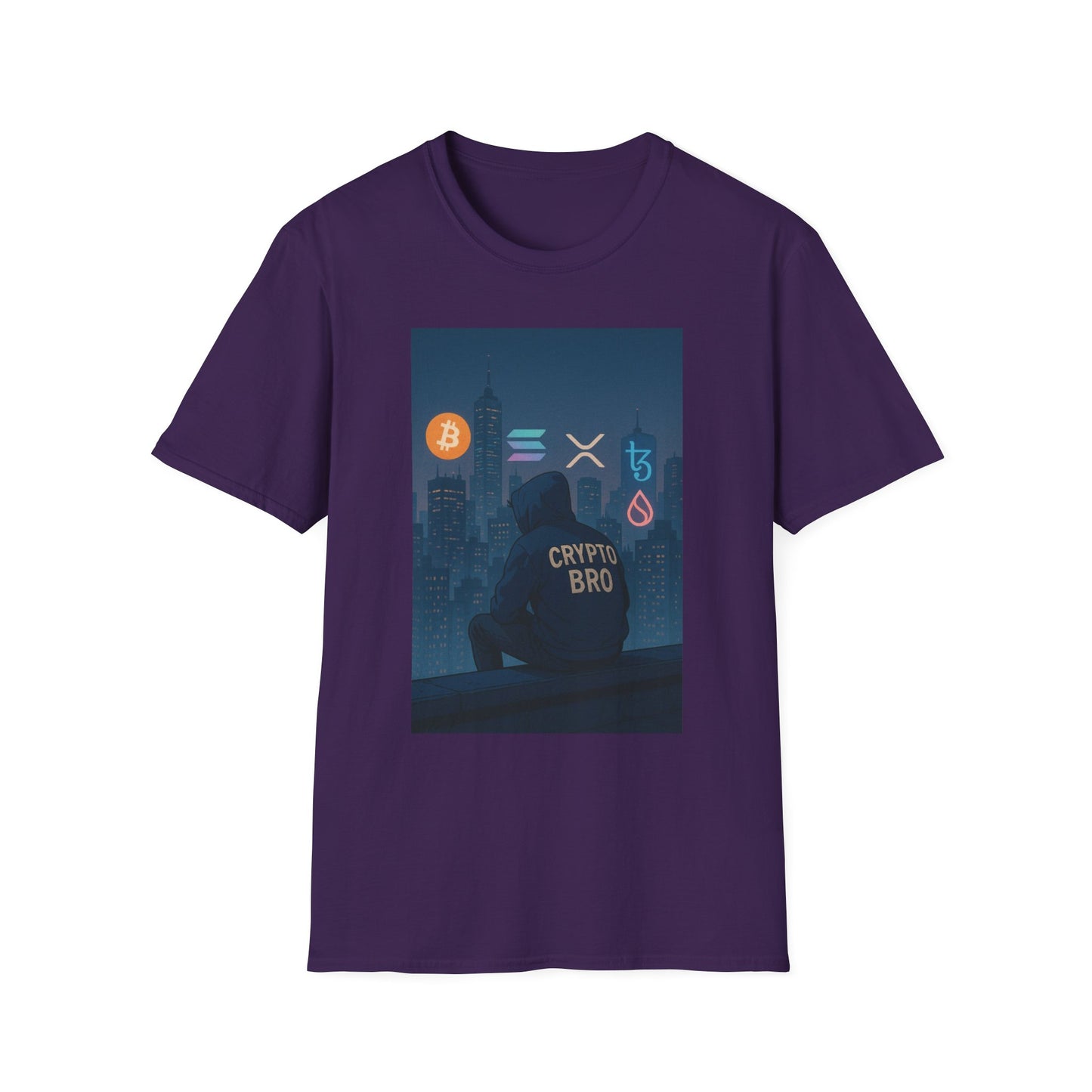 Crypto Bro T-Shirt, Bitcoin, Cryptocurrency Fan Shirt, Gamer Tee, Perfect Gift for Tech Enthusiasts, Casual Wear