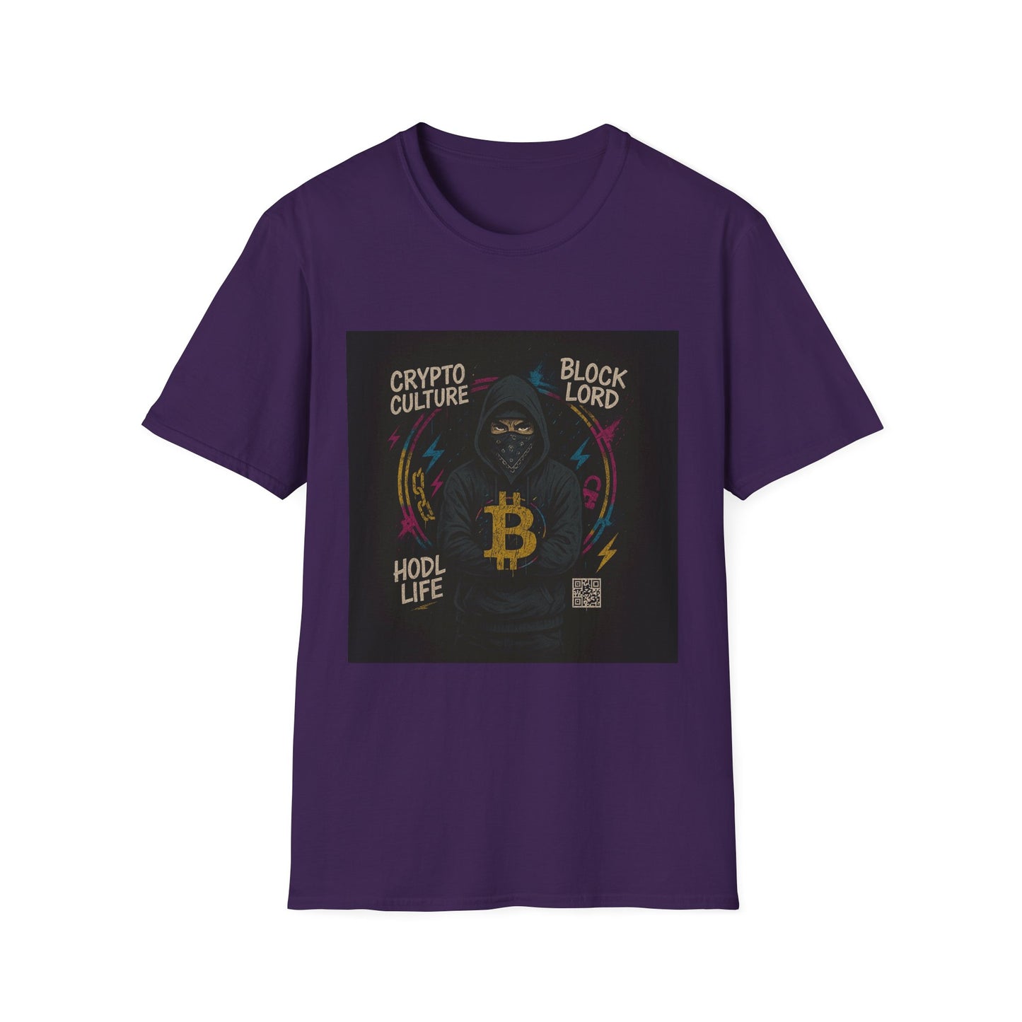 Crypto Culture Unisex Softstyle T-Shirt, Hodl Life Tee, Cryptocurrency Gift, Bitcoin Shirt, Block Lord Merch, Digital Asset Apparel