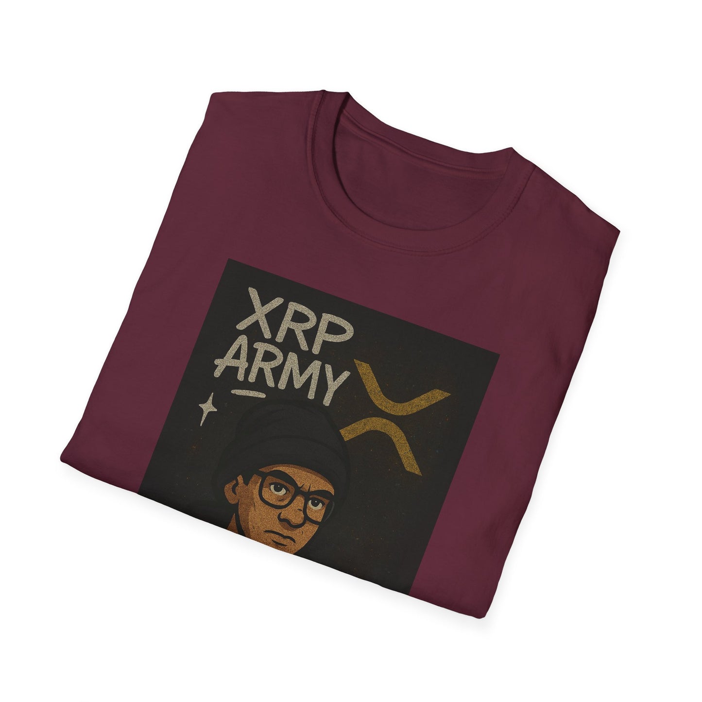 XRP Army Unisex Softstyle T-Shirt, Crypto Fashion Tee, Gift for Cryptocurrency Enthusiasts, Blockchain Apparel, Trendy Casual Wear