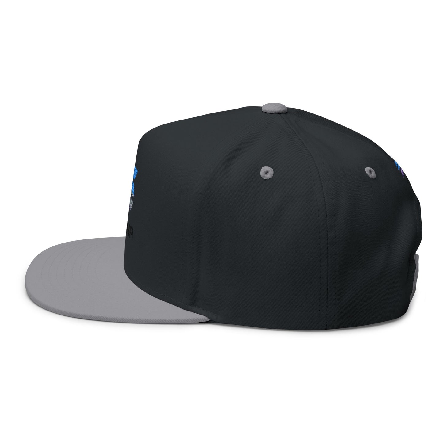 Solana Stylish Flat Bill Cap with Embroidery for Trendsetters, Unique Gift, Streetwear Accessory, Fashion Statement, Cool Headwear
