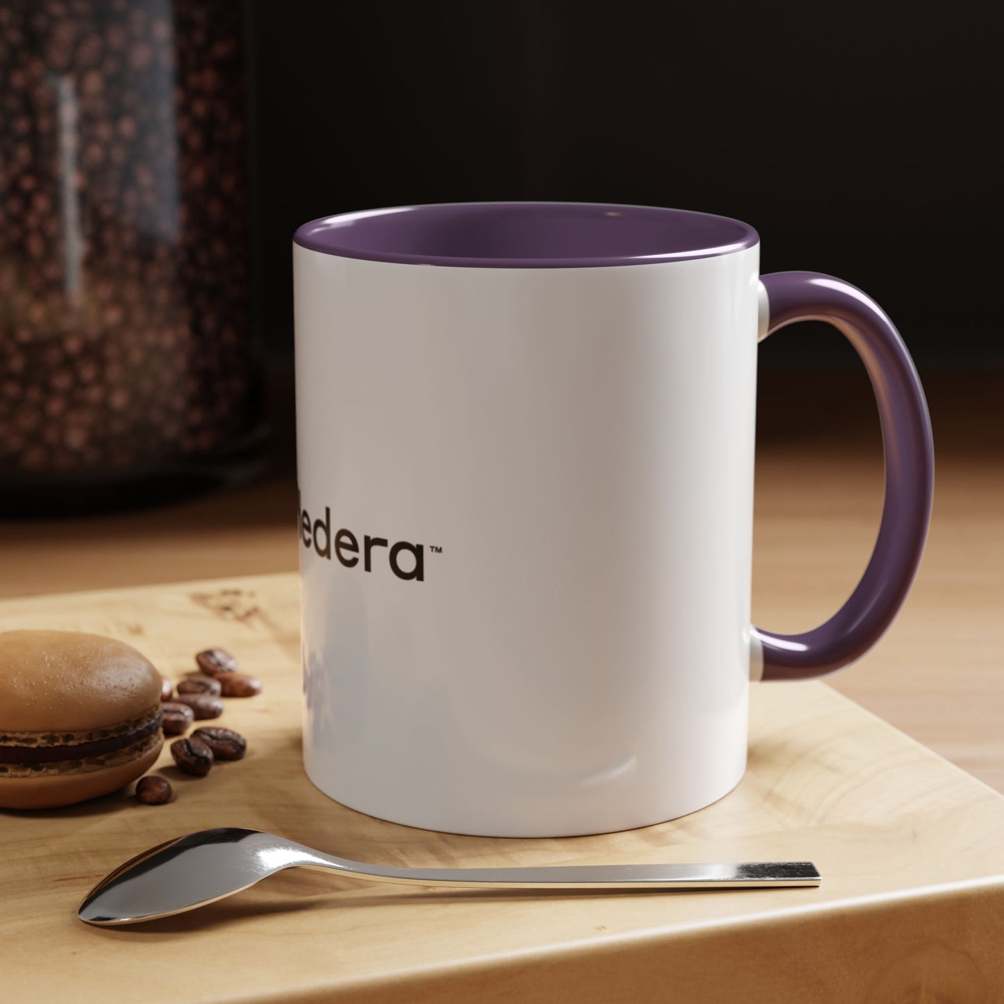 Hedera Stylish Accent Coffee Mug with Hedera Logo, Perfect Gift for Coffee Lovers, Office Use, Personalized Drinkware