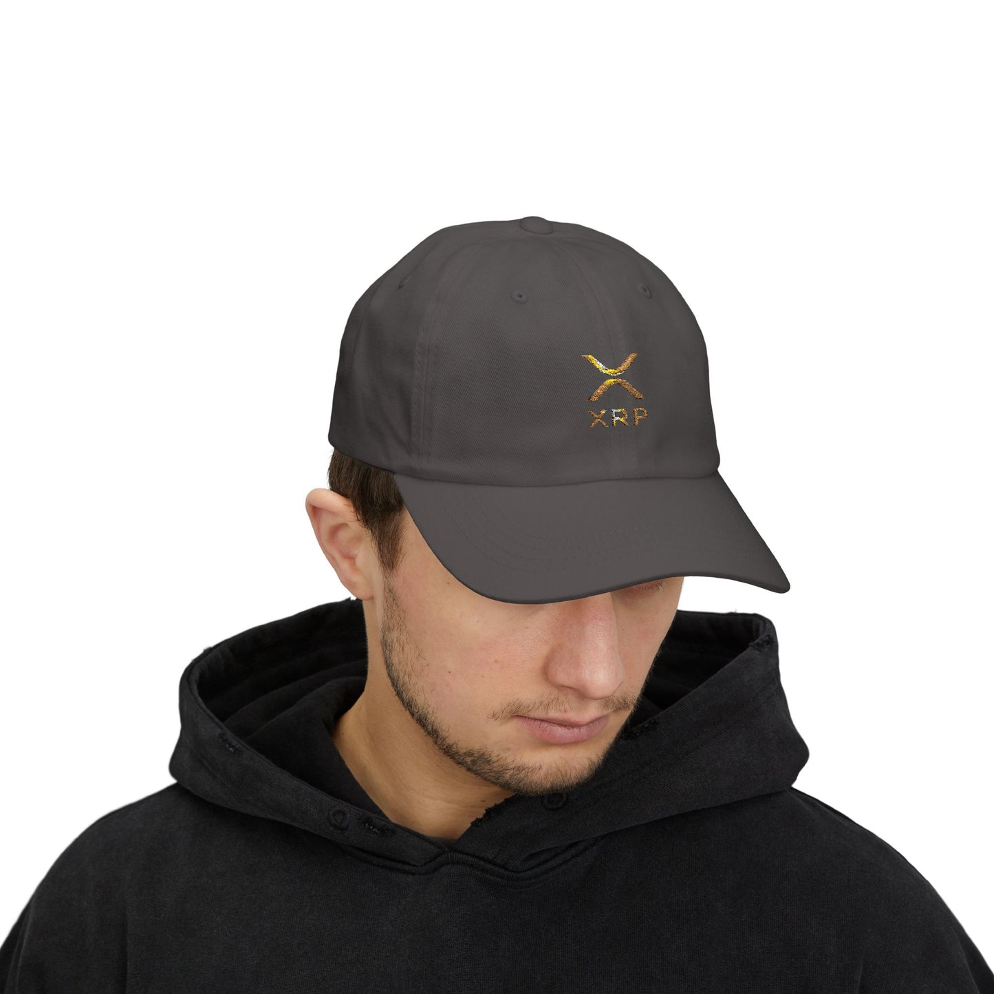 XRP Classic Dad Cap | Trendy Adjustable Hat for Crypto Lovers, Stylish Gift for Dad, Casual Fashion Accessory, Summer Cap, Unique Dad Hat