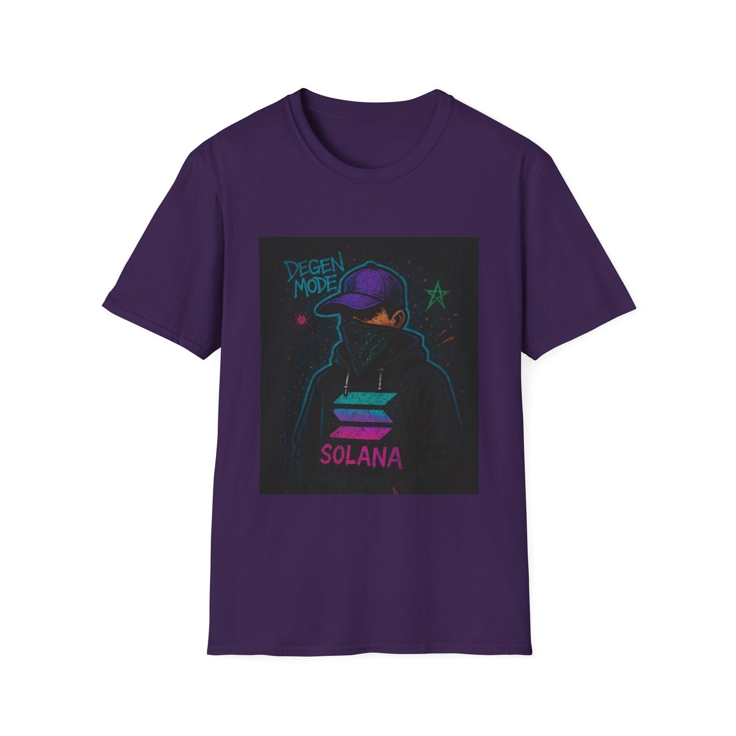Degen Mode Graphic T-Shirt, Unisex Streetwear Tee, Cool Casual Outfit, Crypto Enthusiast Gift, NFT Fashion Top