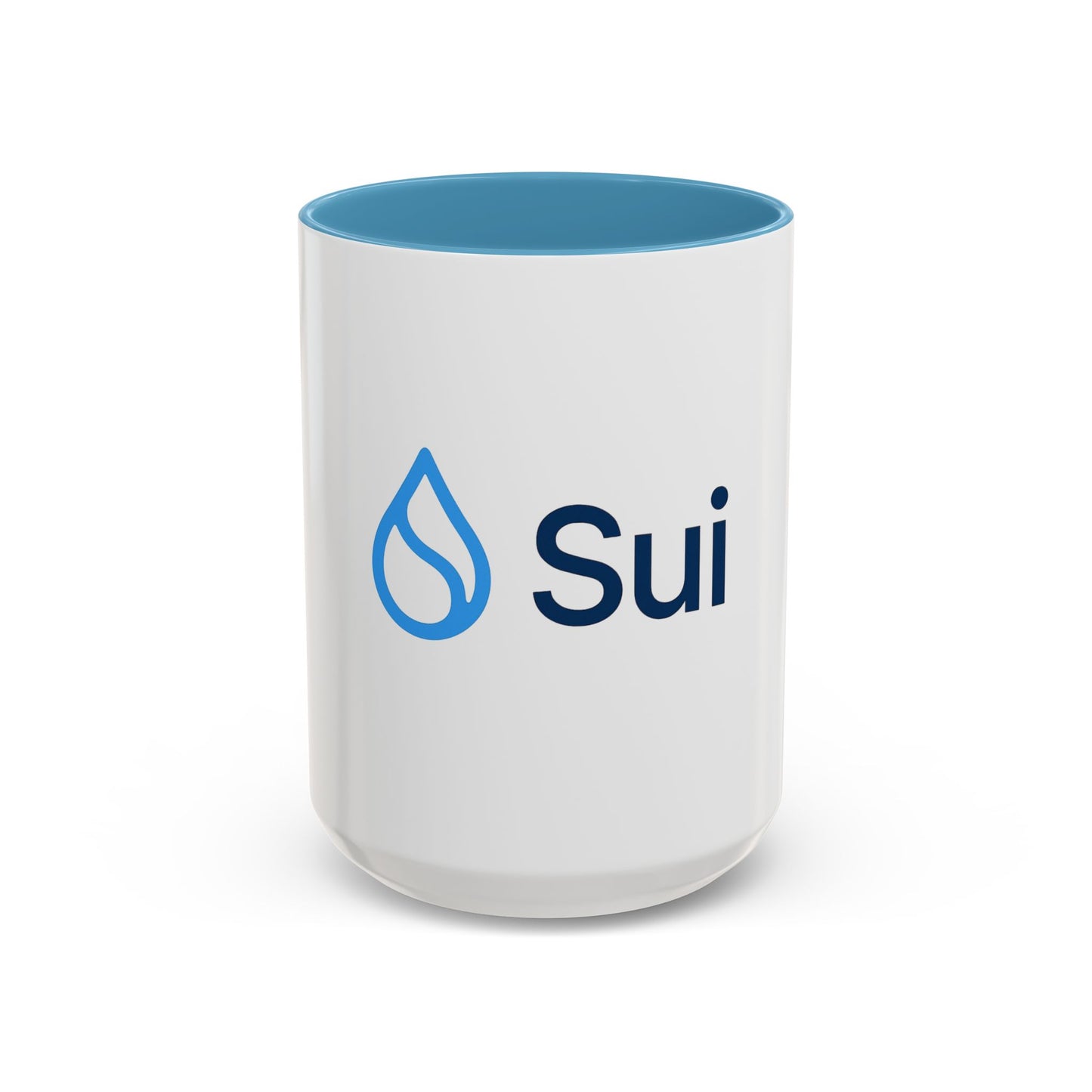SUI Stylish Accent Coffee Mug - Unique Sui Logo Design, Perfect Gift for Coffee Lovers, Home, Office, or as a Fun Collectible