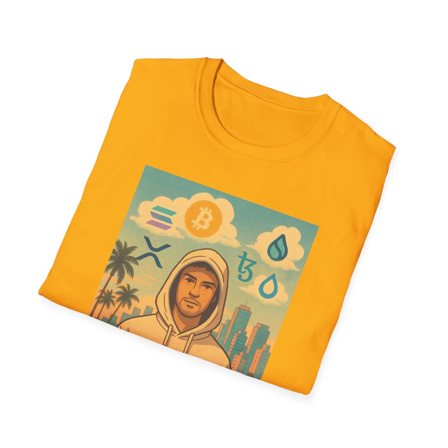 Crypto Bro Miami Unisex Softstyle T-Shirt