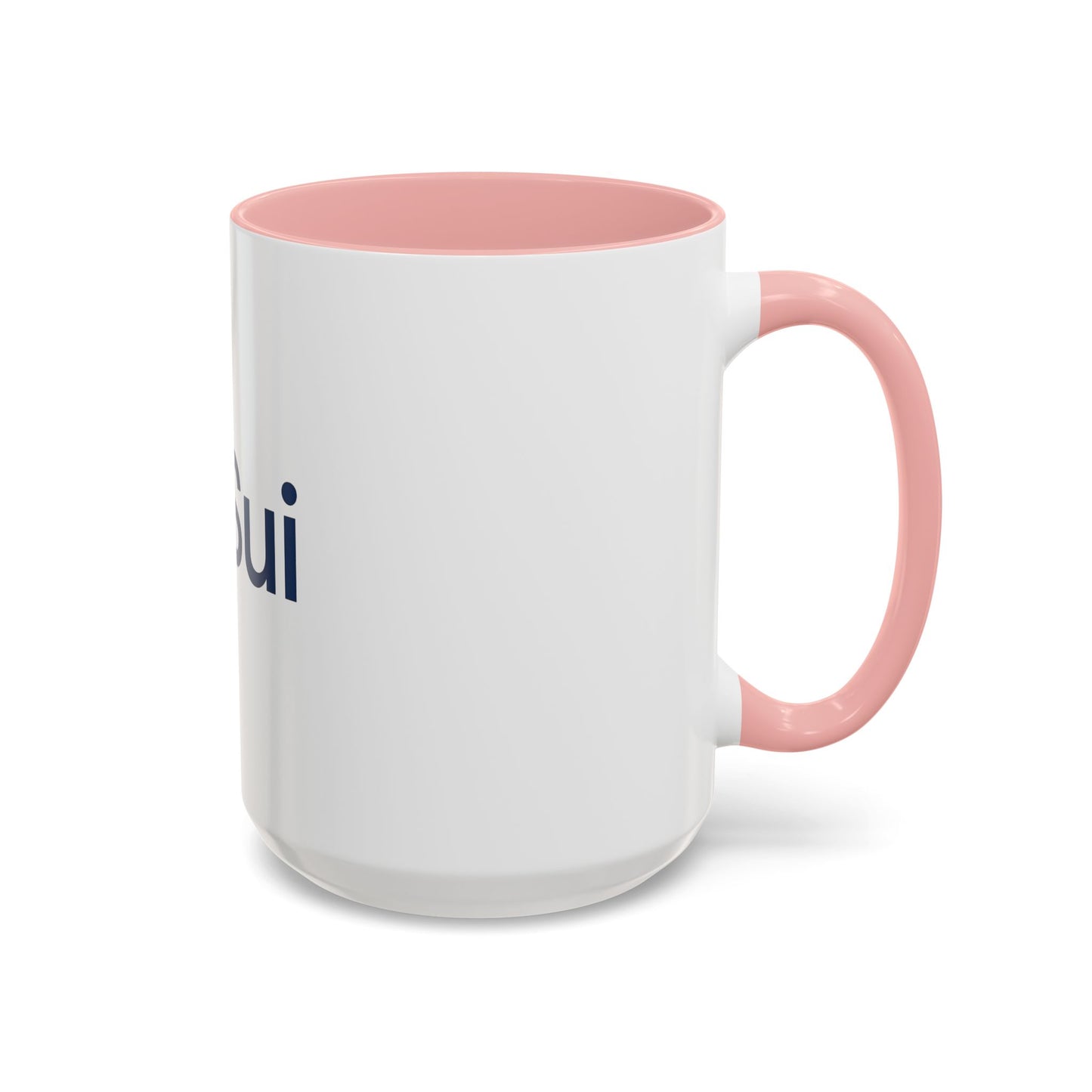 SUI Stylish Accent Coffee Mug - Unique Sui Logo Design, Perfect Gift for Coffee Lovers, Home, Office, or as a Fun Collectible