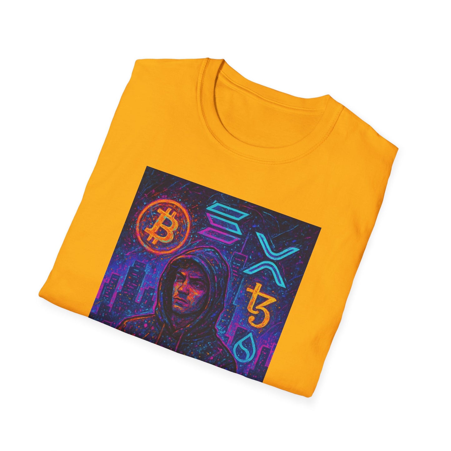 Crypto Bro Unisex Softstyle T-Shirt, Cryptocurrency Apparel, Blockchain Fashion, Gamer T-Shirt, Tech Enthusiast Gift
