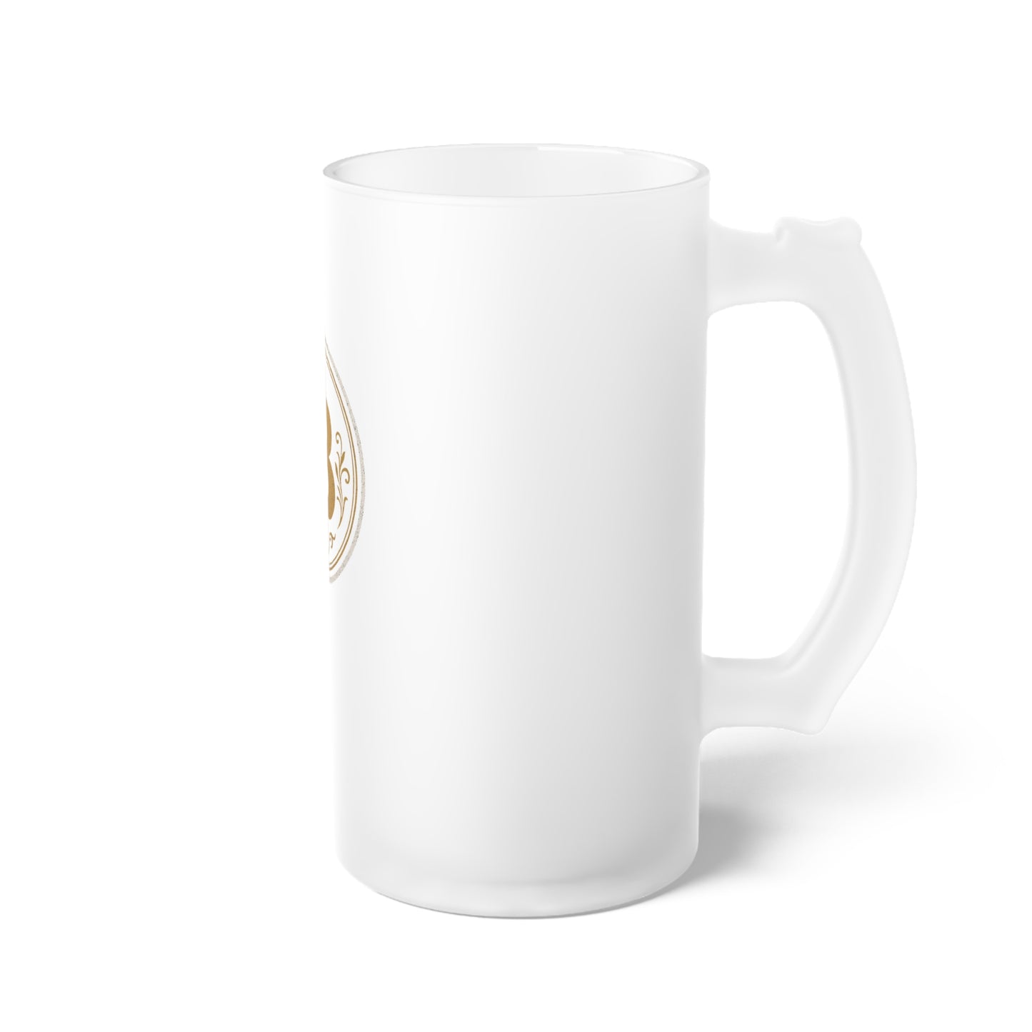 Bitcoin Frosted Glass Beer Mug with Bitcoin Design | Unique Gift for Crypto Enthusiasts | Perfect for Parties, Gifting, Celebrations and Home Bar