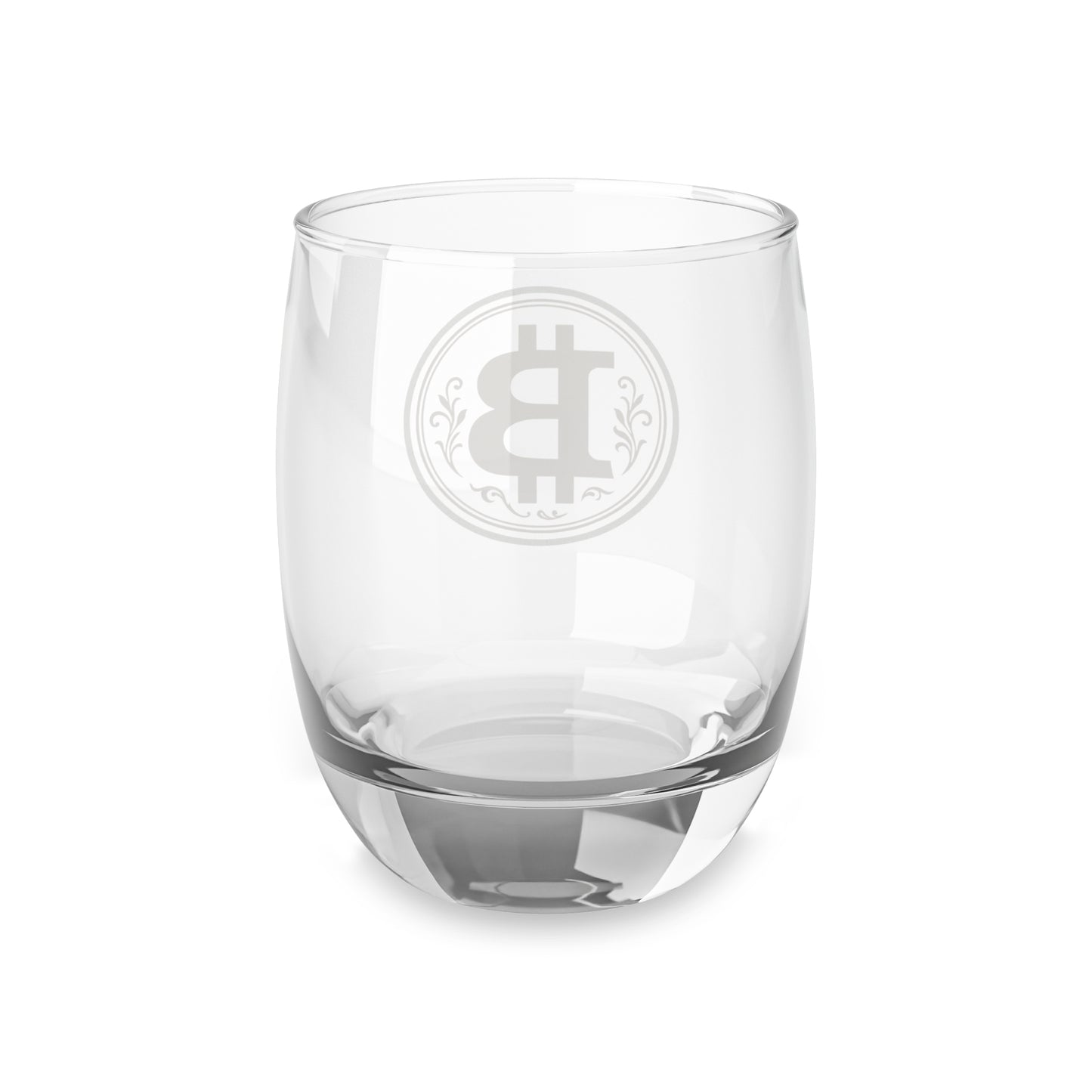 Bitcoin Whiskey Glass, Personalized Drinkware, Unique Gift for Whiskey Lovers, Barware, Elegant Glassware for Gifting