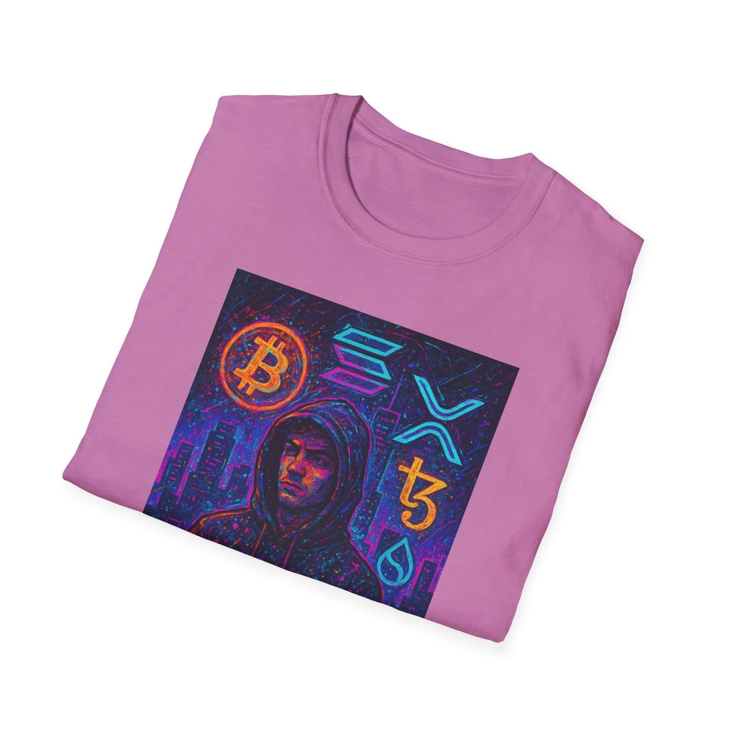 Crypto Bro Unisex Softstyle T-Shirt, Cryptocurrency Apparel, Blockchain Fashion, Gamer T-Shirt, Tech Enthusiast Gift
